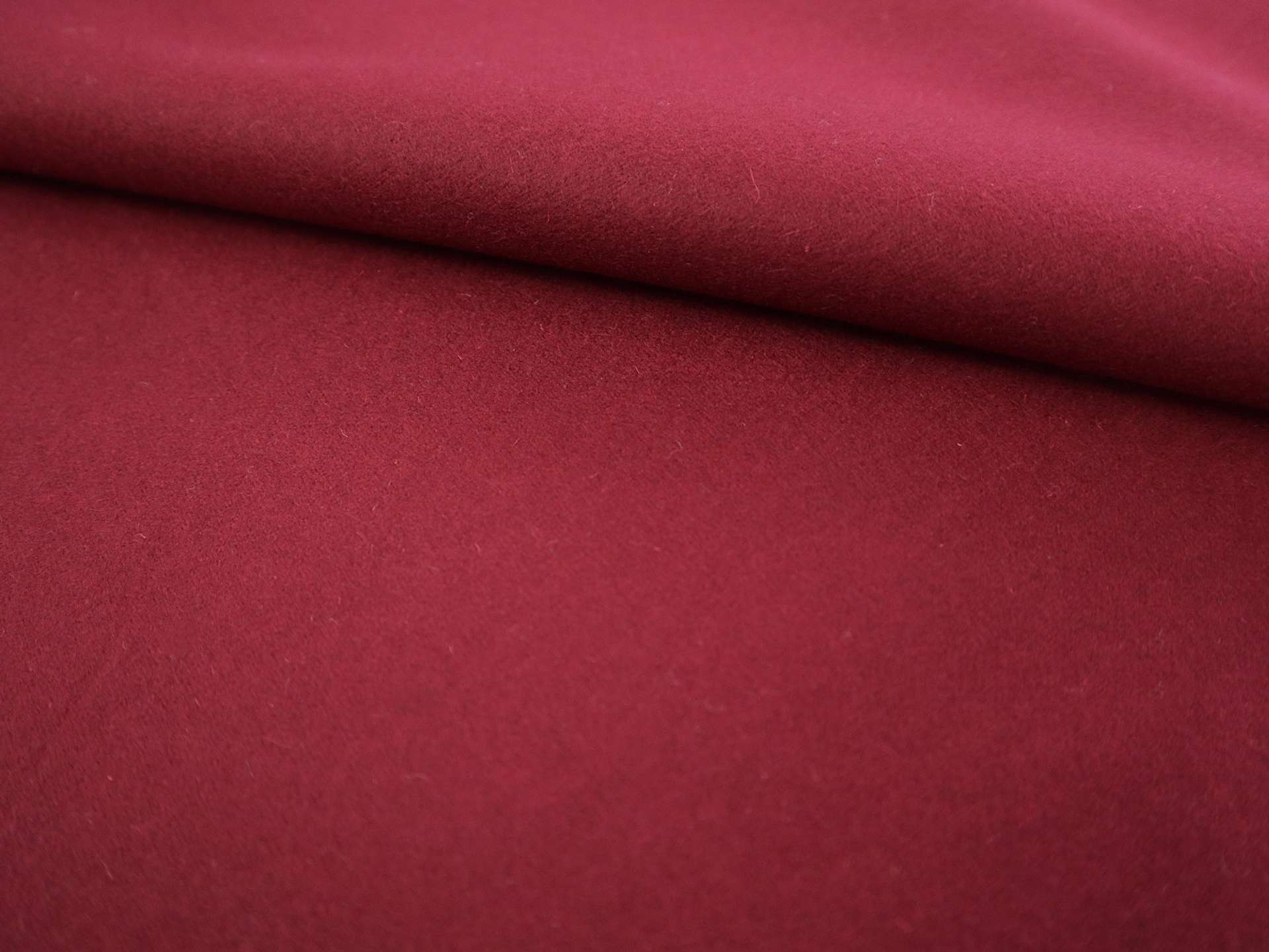 Italian Wool Melton in Bordeaux