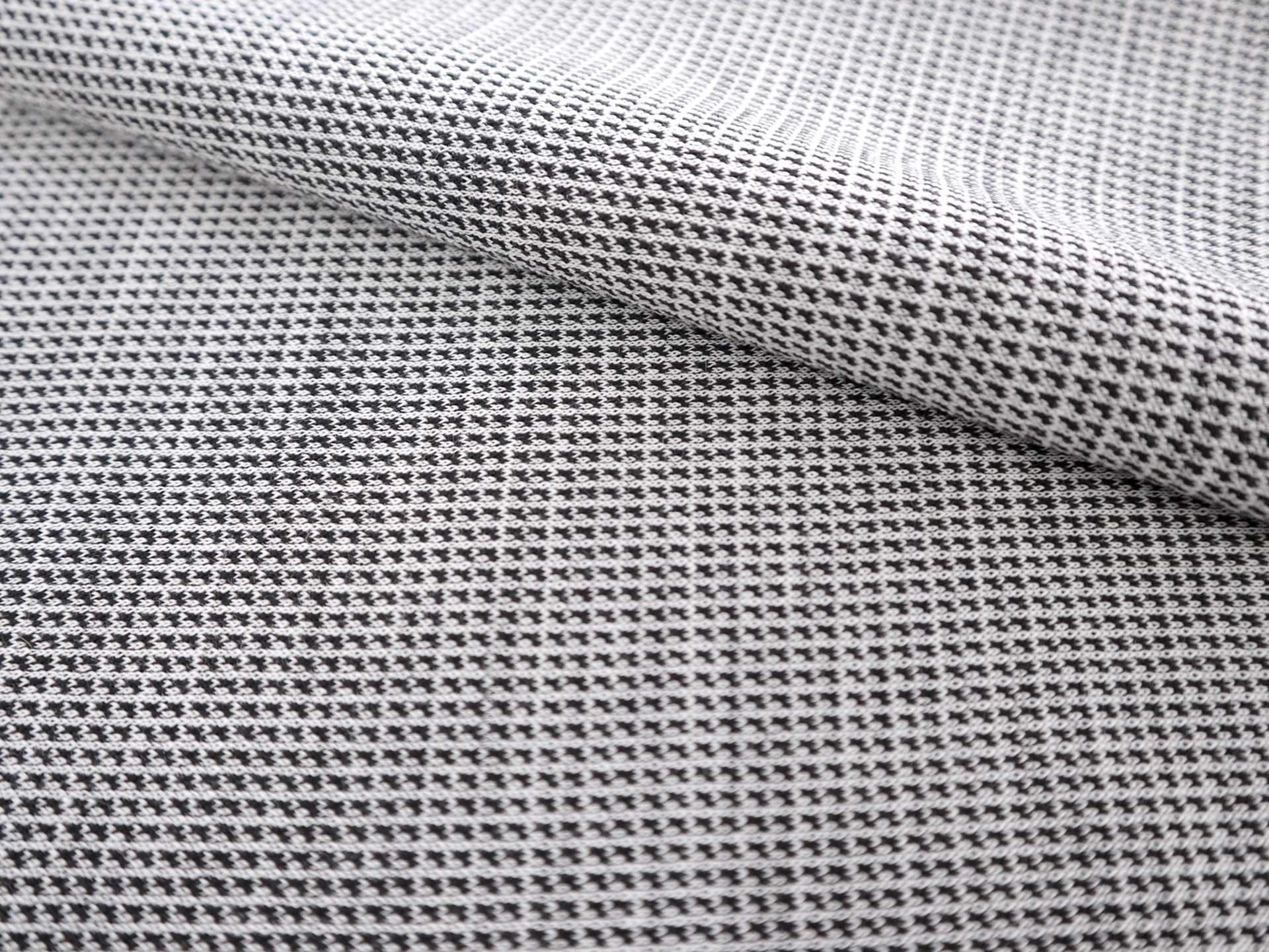 Cotton & Wool Novelty Knit in Salt and Pepper