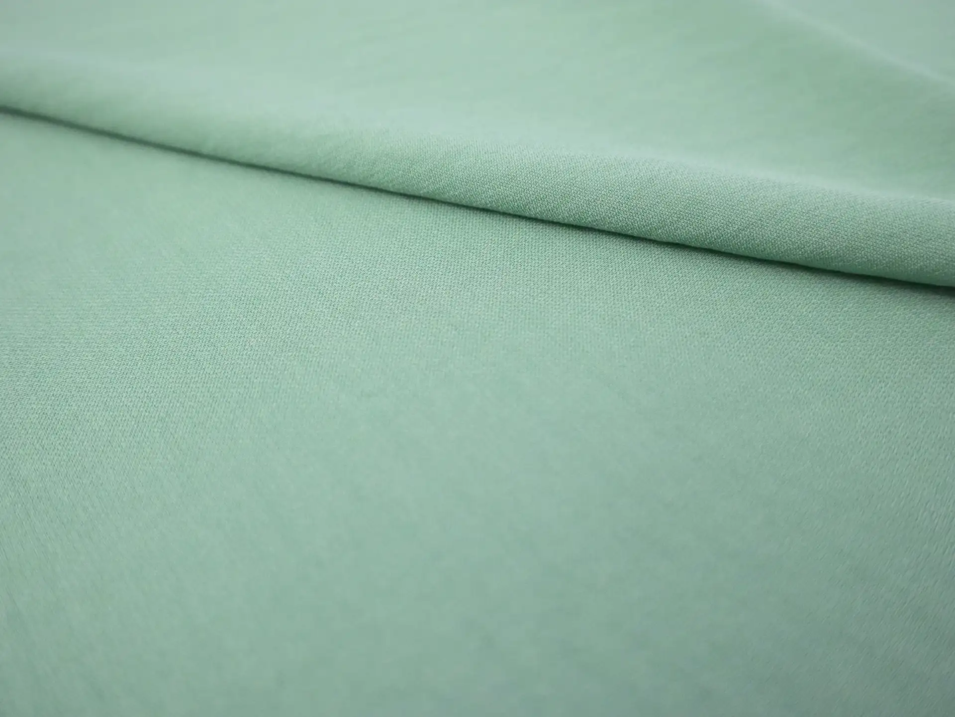 Polyester Georgette in Malachite Green