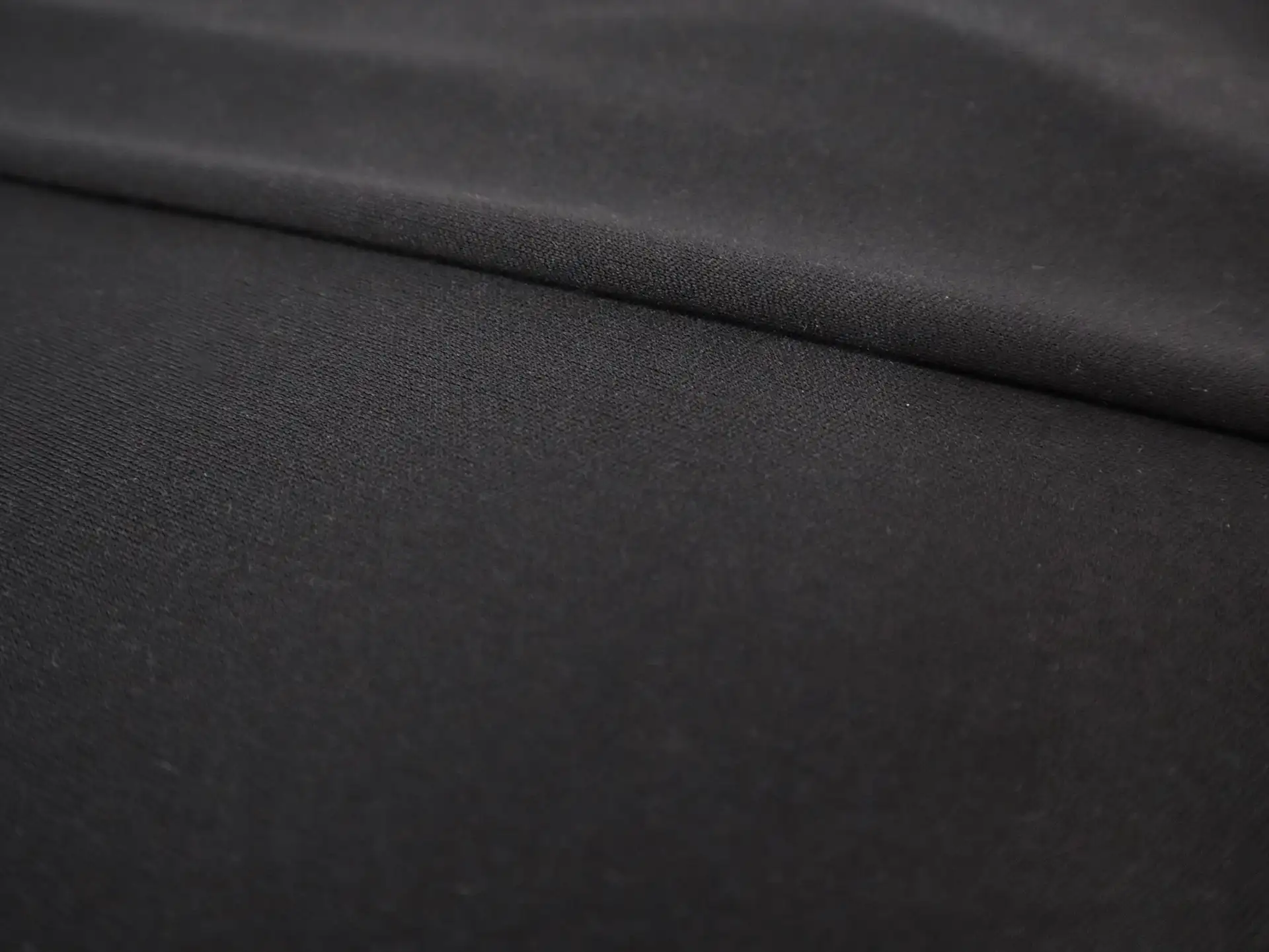 Polyester Knit Lining in Black