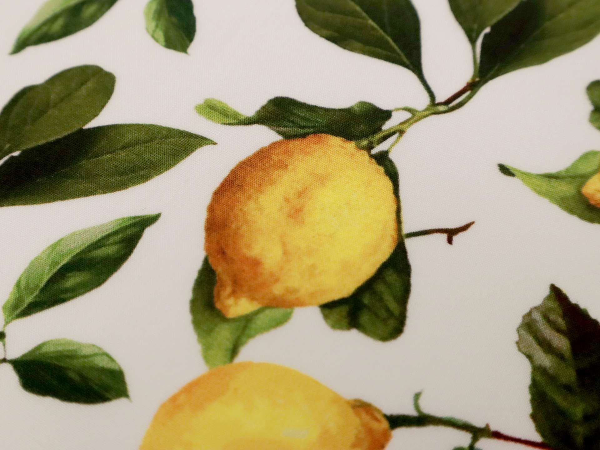 Digital Print Viscose with Lemons