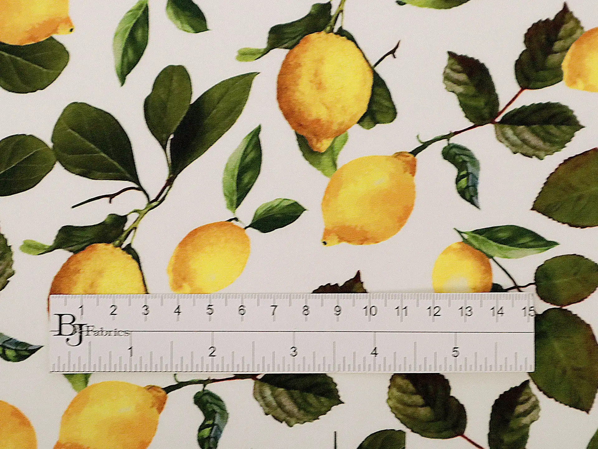 Digital Print Viscose with Lemons
