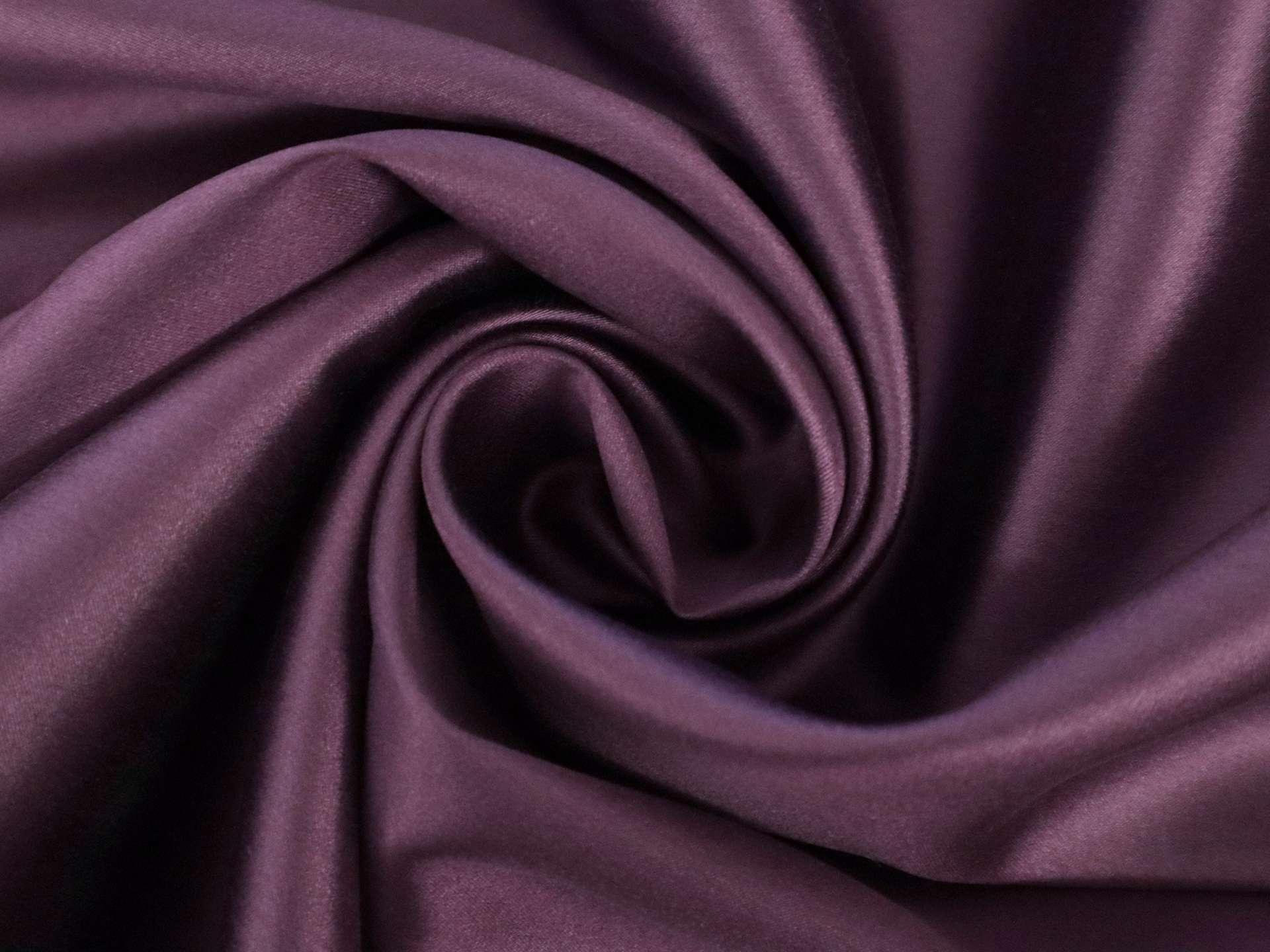 Lacquered Silk and Lycra Charmeuse in Purple