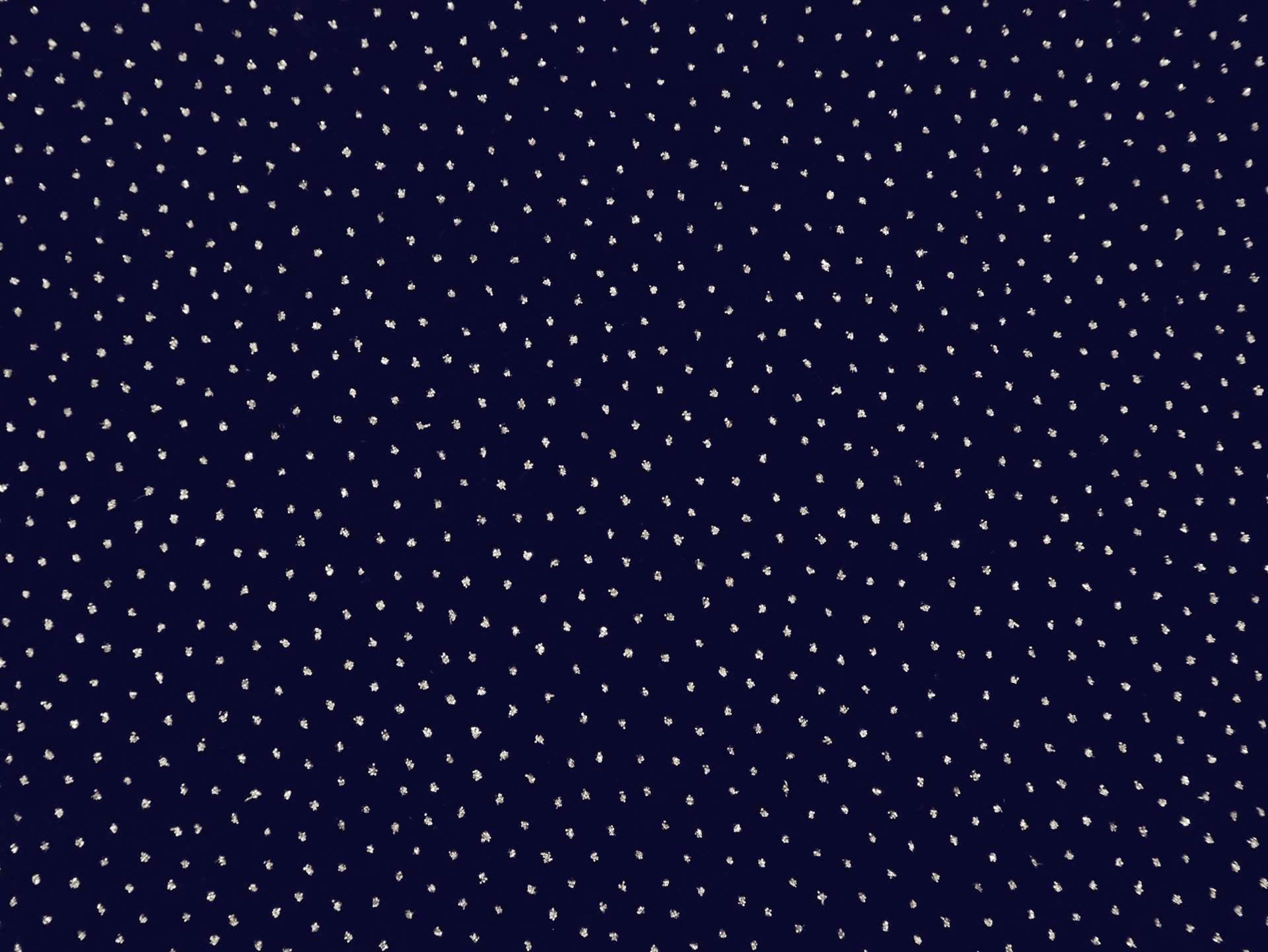 Novelty Glitter Dot Velvet in Navy