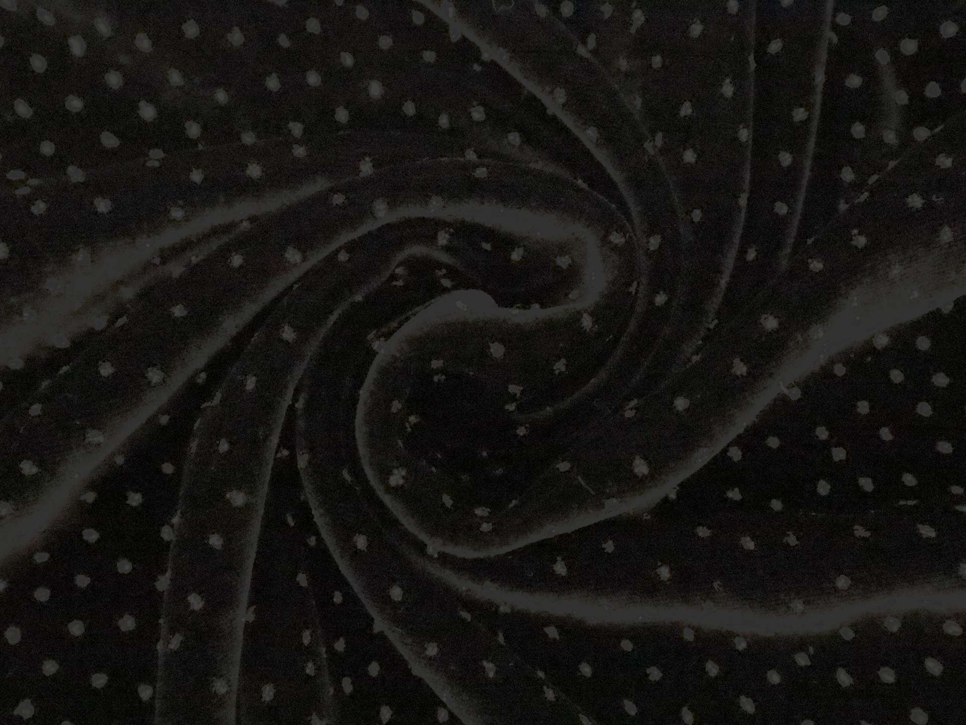 Novelty Glitter Dot Velvet in Black and Gunmetal