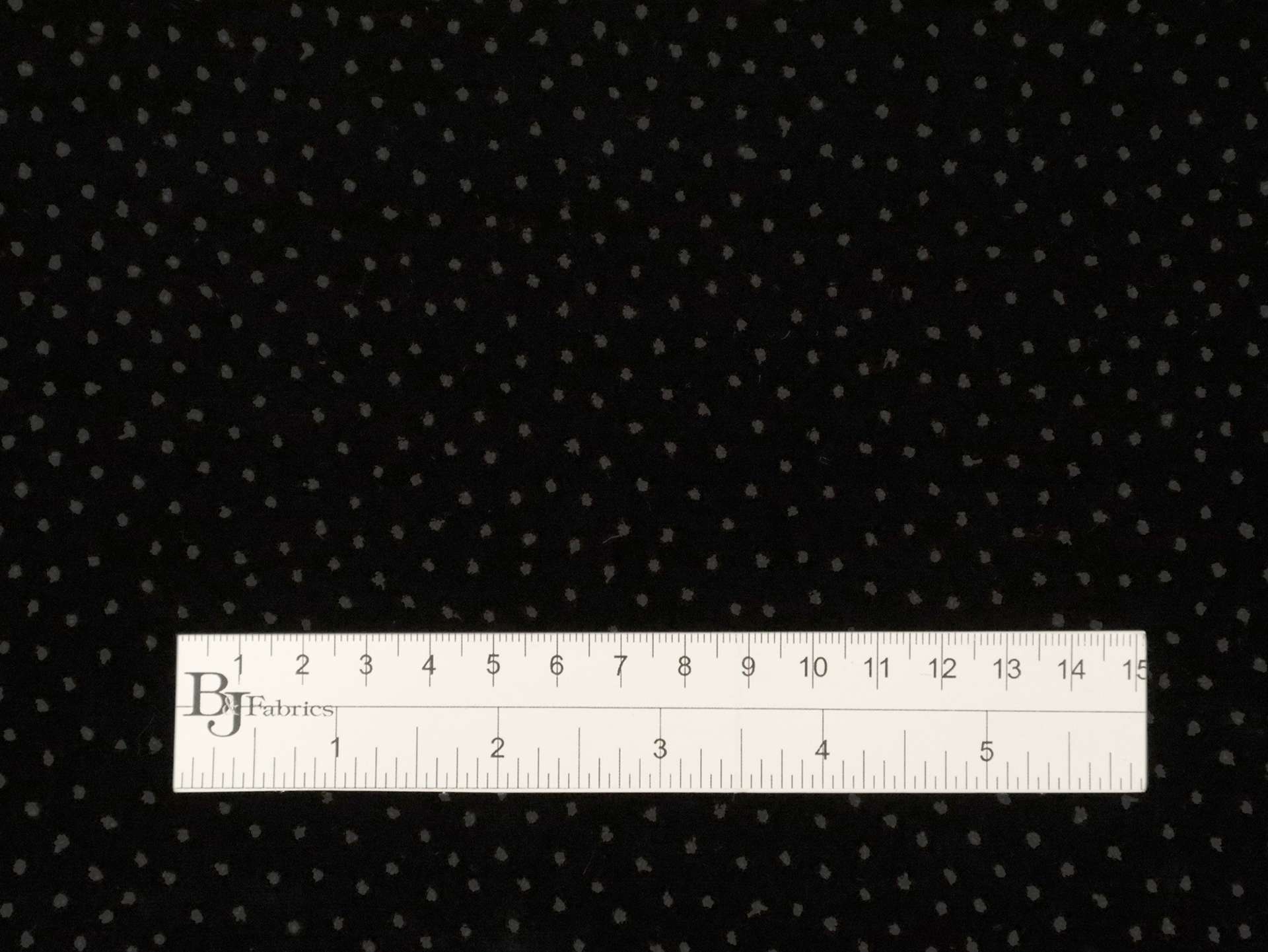 Novelty Glitter Dot Velvet in Black and Gunmetal