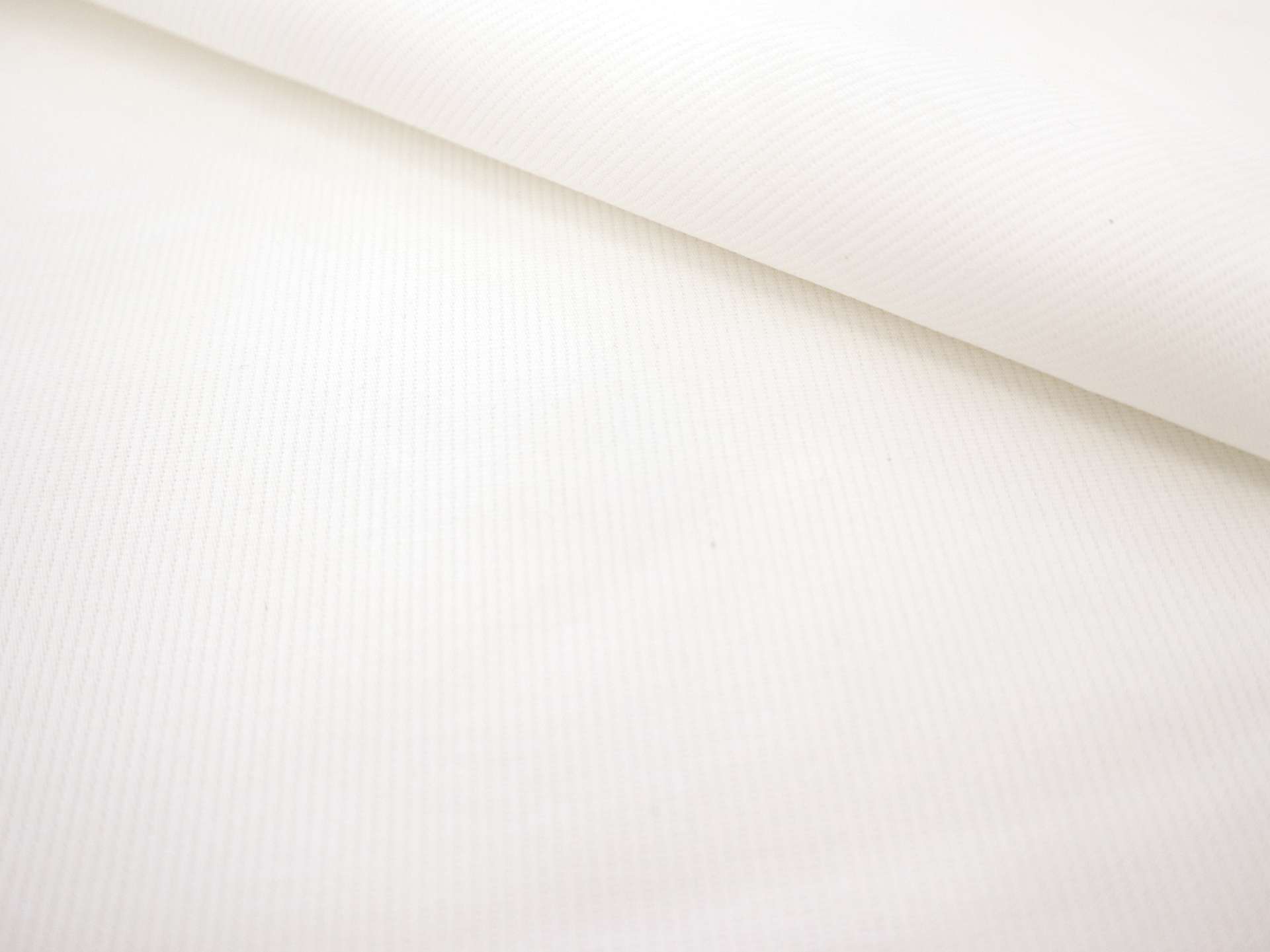Cotton Bedford Cord in PFD White
