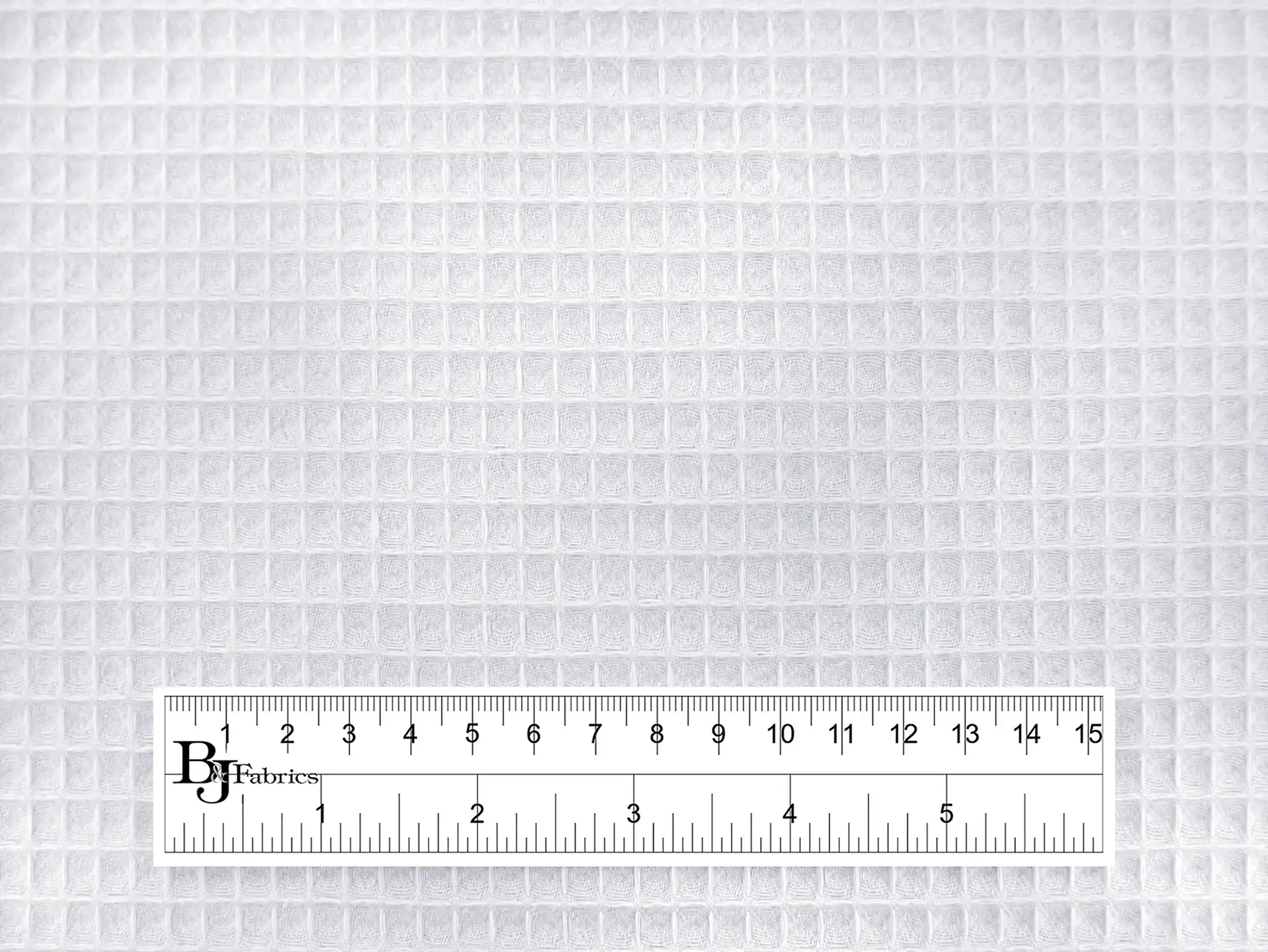 French Cotton Waffle Piqué in Pearl Grey