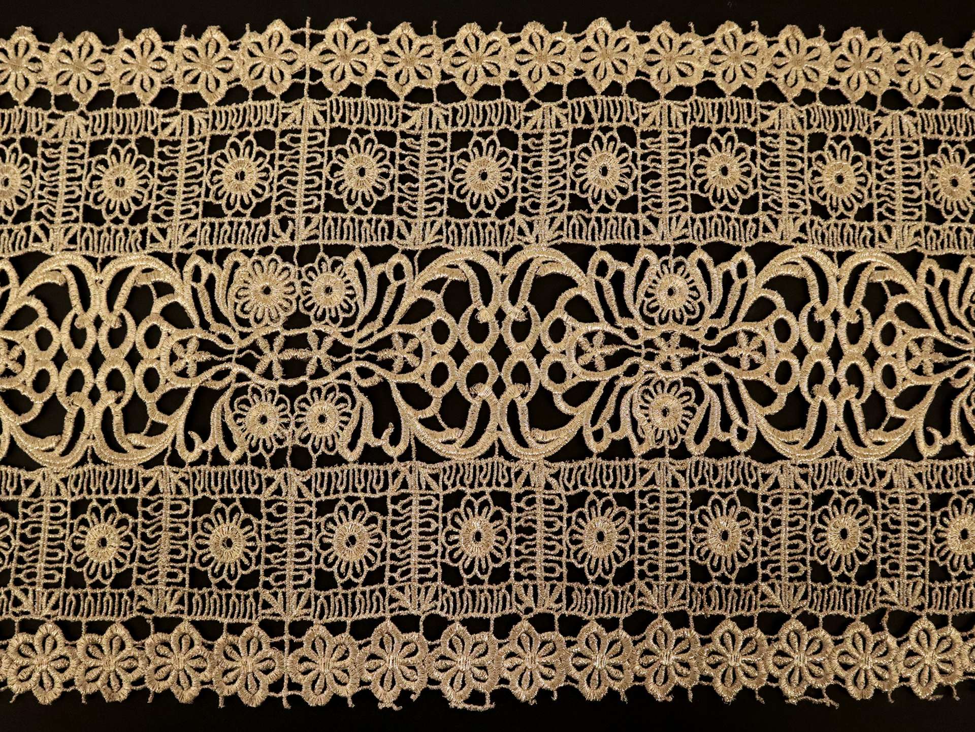 Metallic Guipure Lace