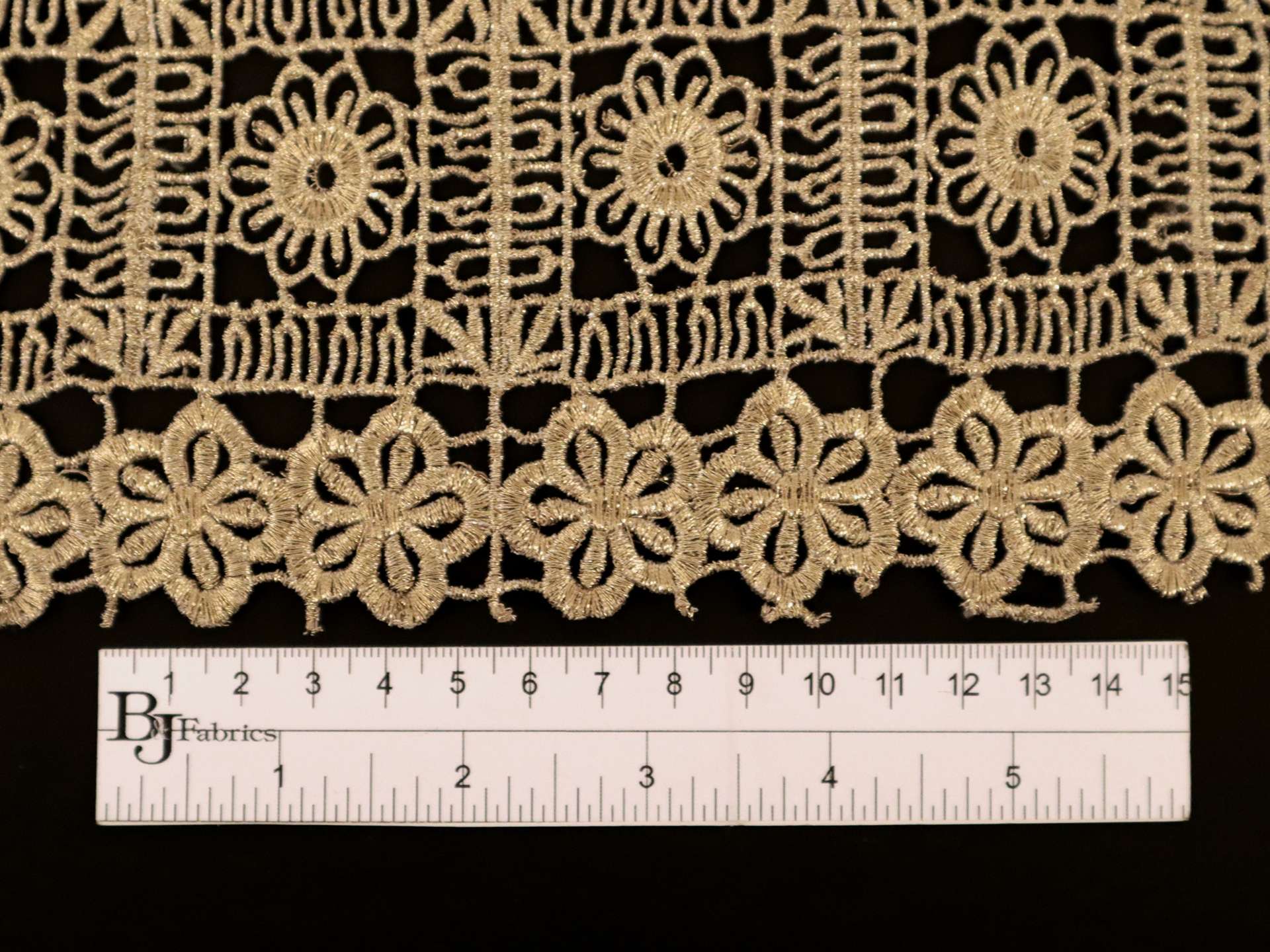Metallic Guipure Lace