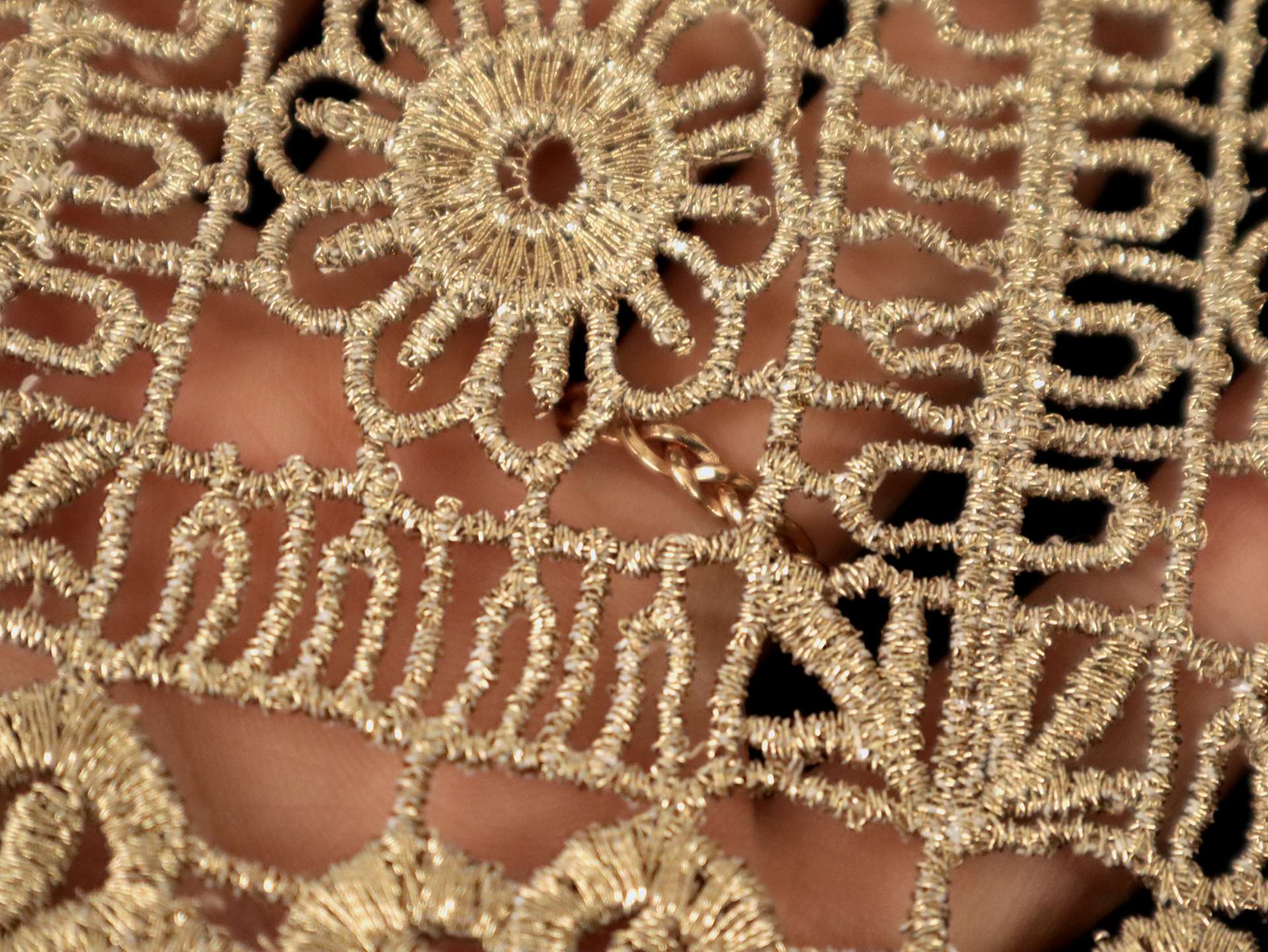 Metallic Guipure Lace
