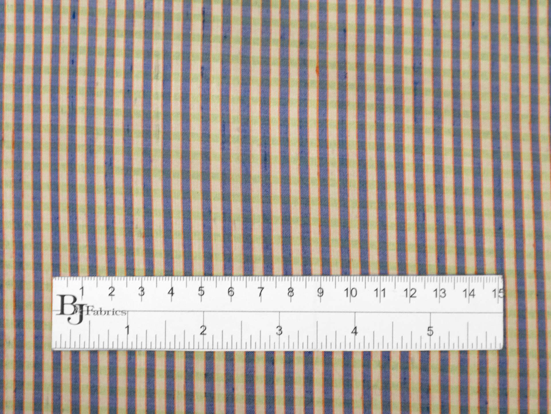 Gingham Silk Shantung