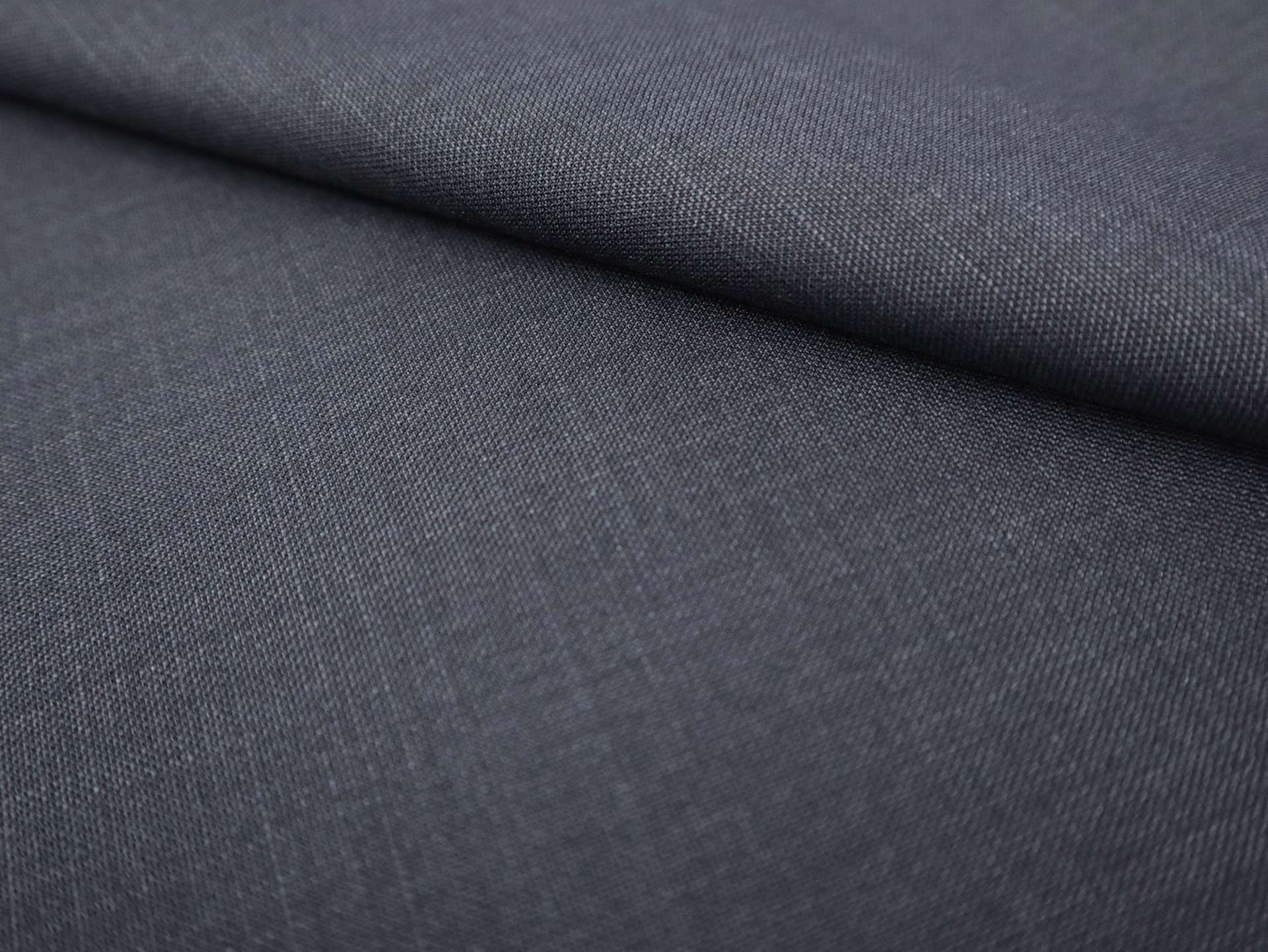 Light Weight Polyester Suiting in Blue Ash