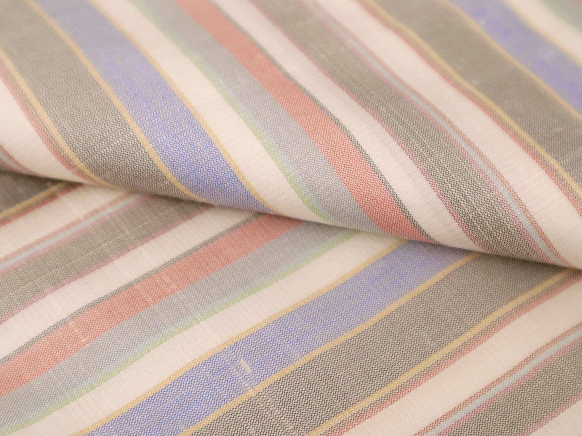 Pure Silk Dupioni Stripe