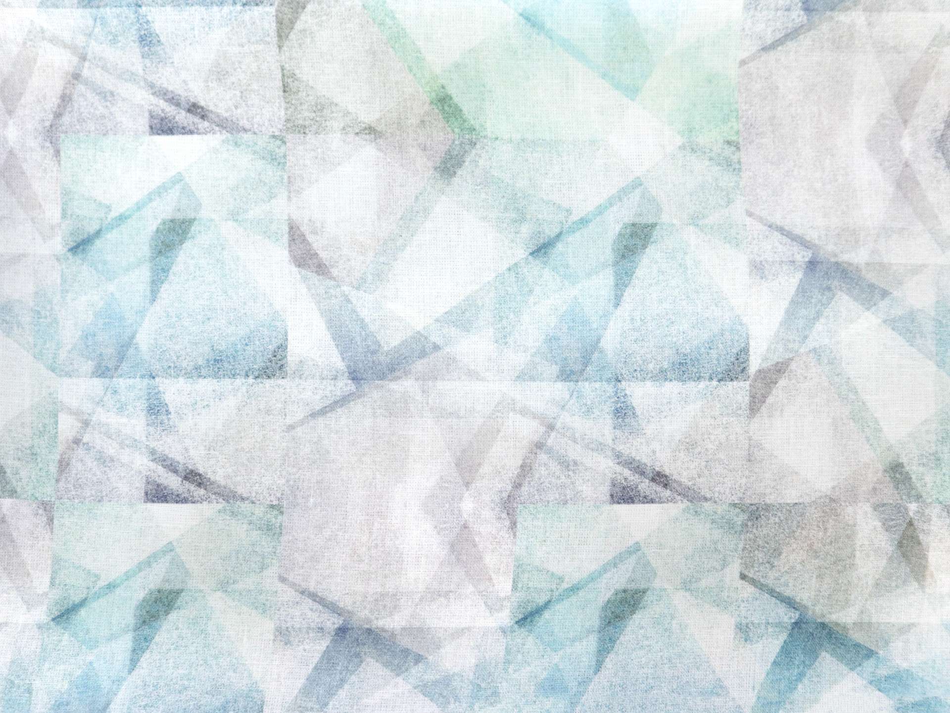 Linen with Fading Geometric Print