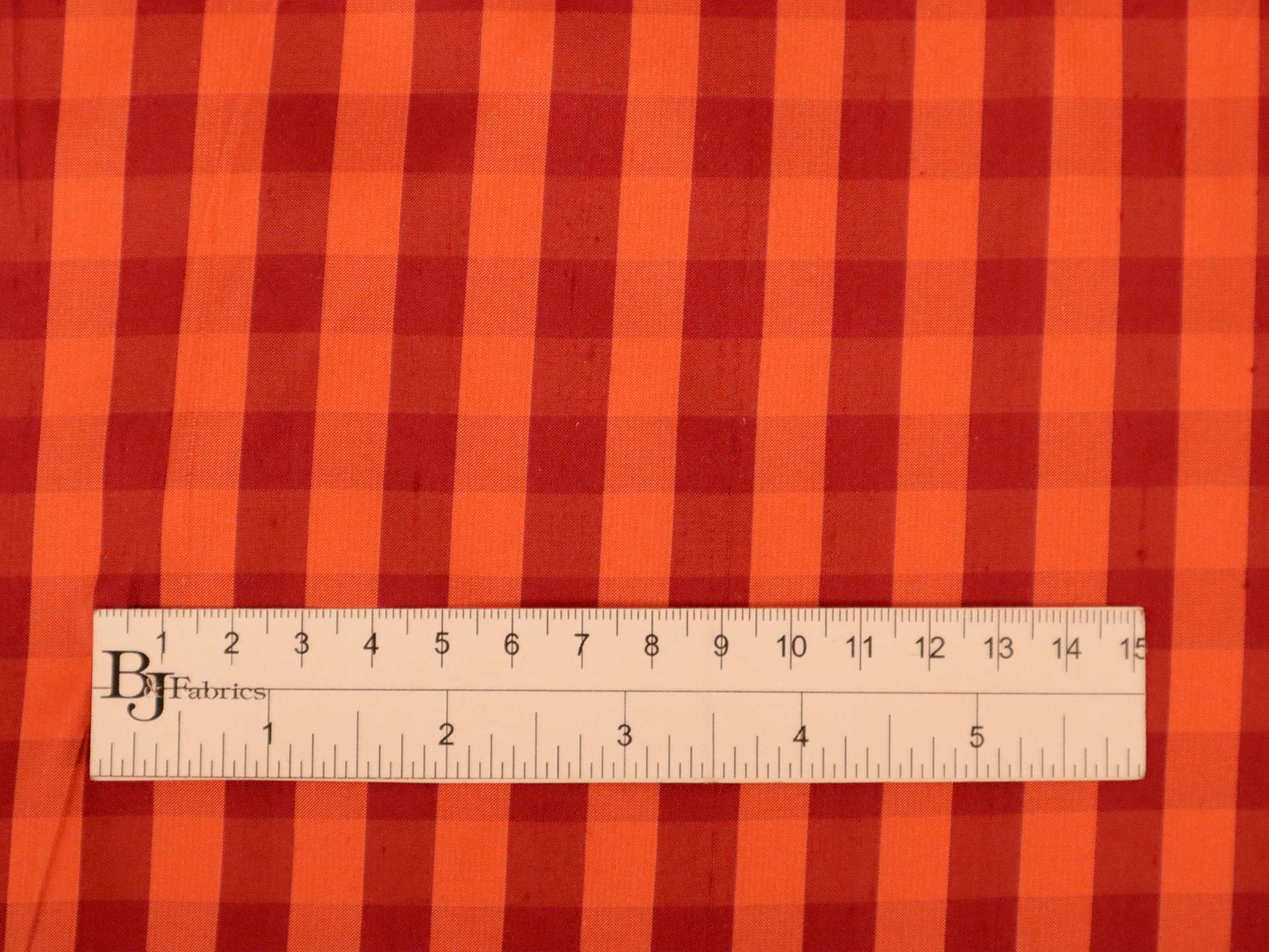 Gingham Pure Silk Shantung