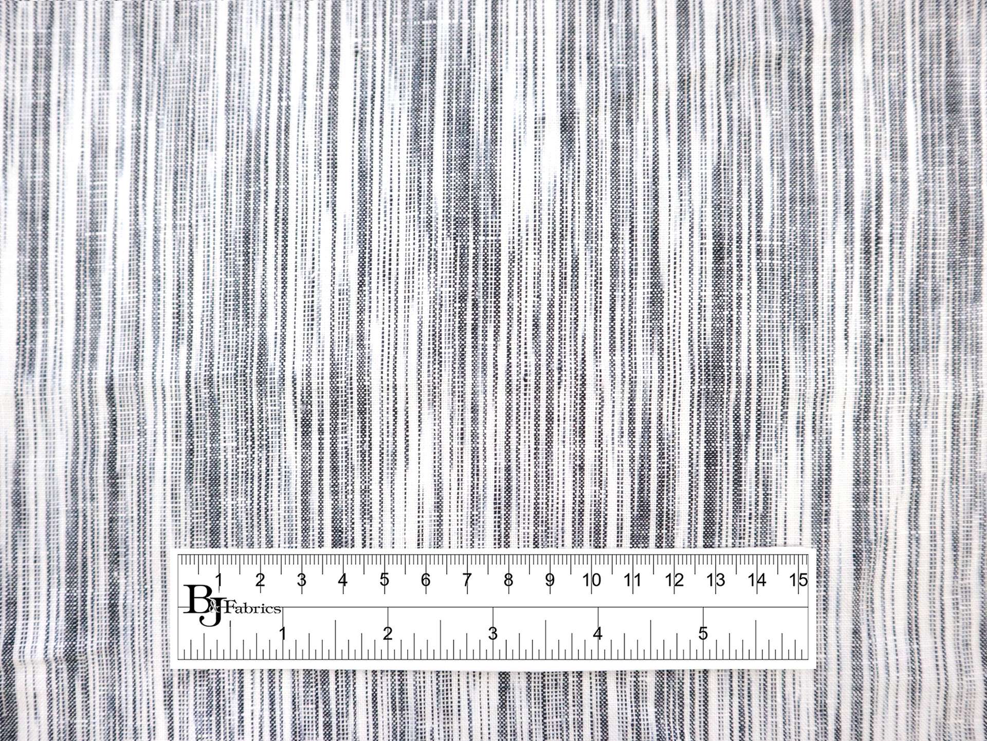 Woven Linen Novelty Stripe in Asher 