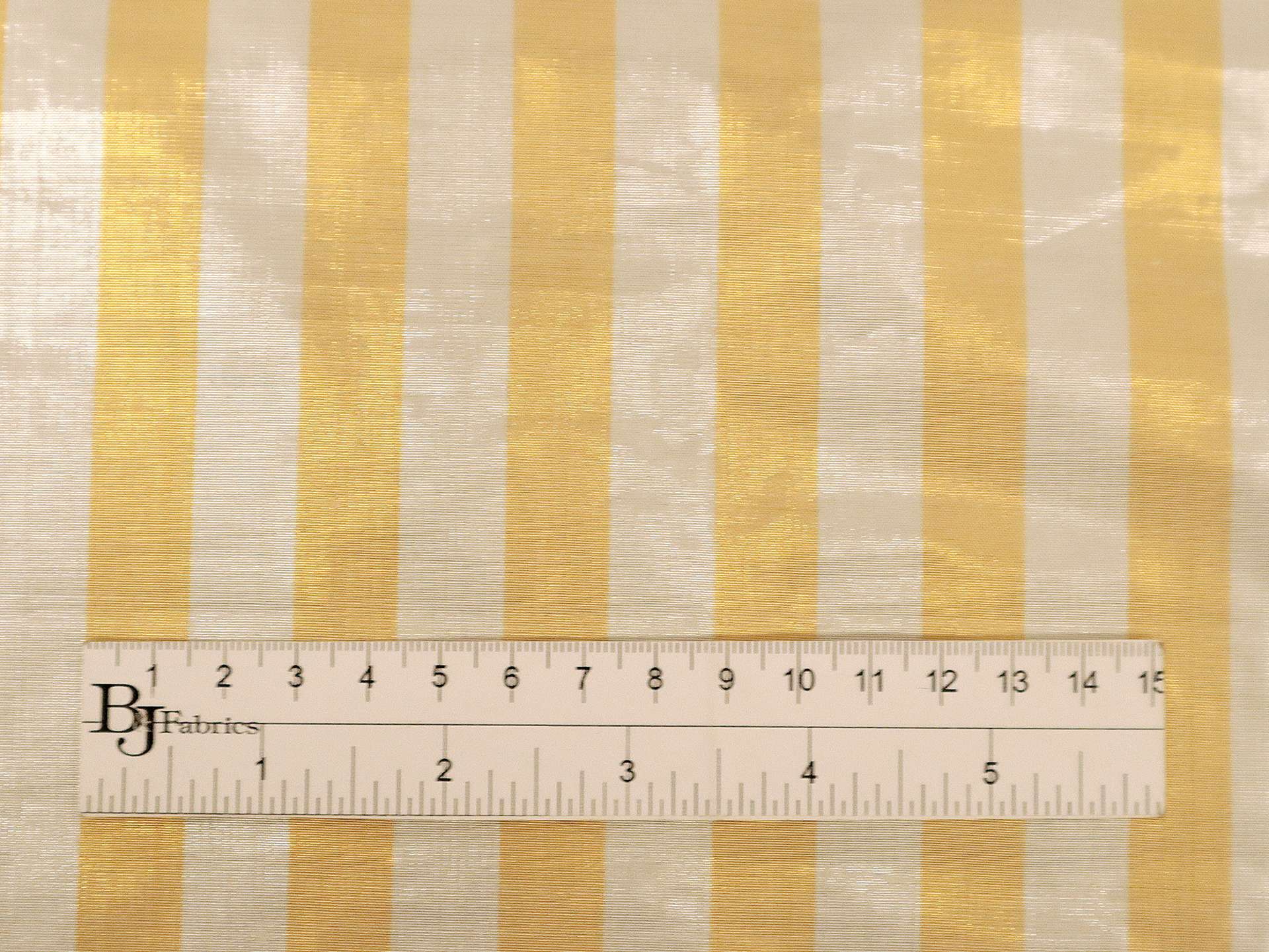 Metallic Stripe Shantung