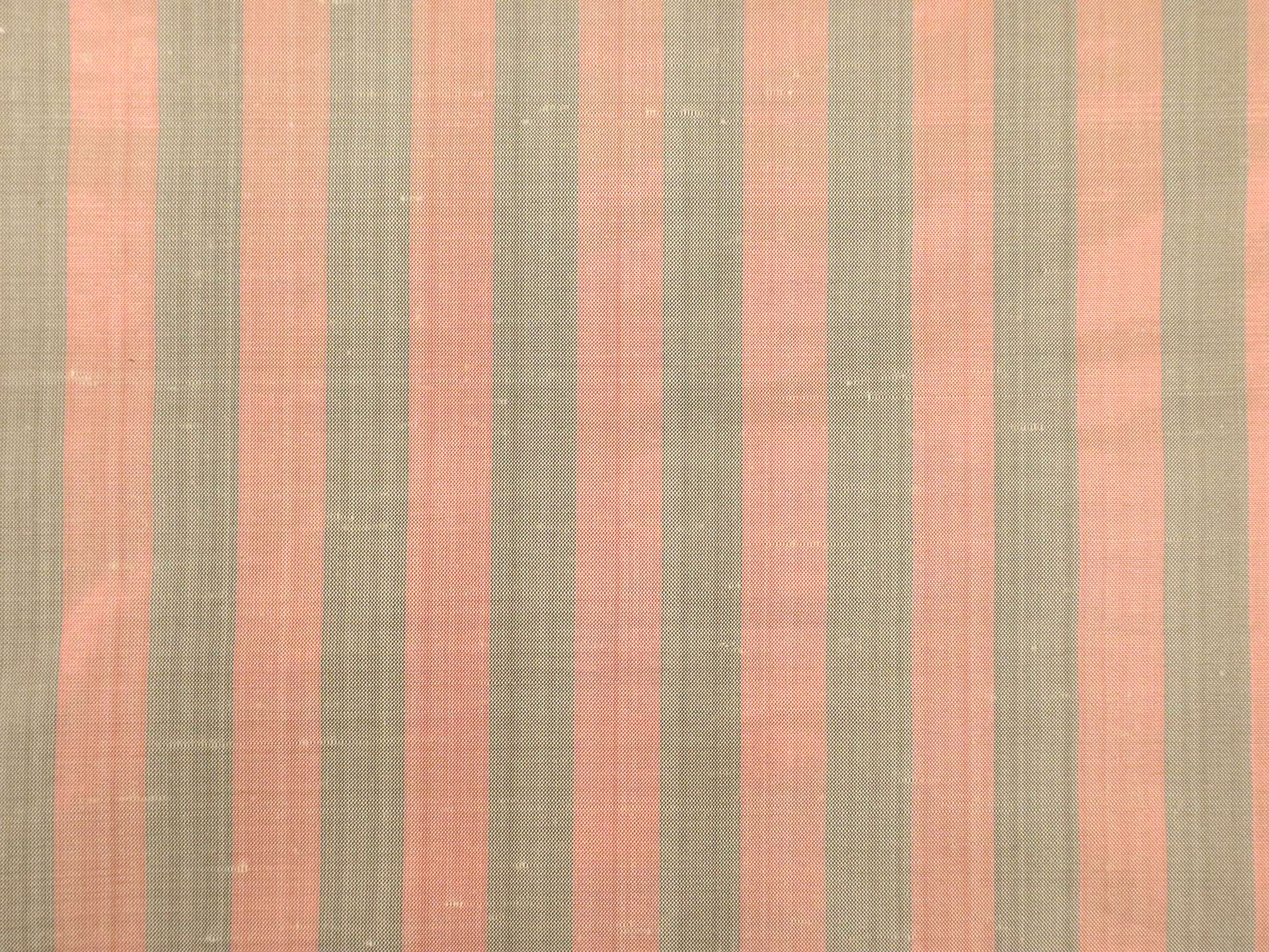 Metallic Stripe Shantung