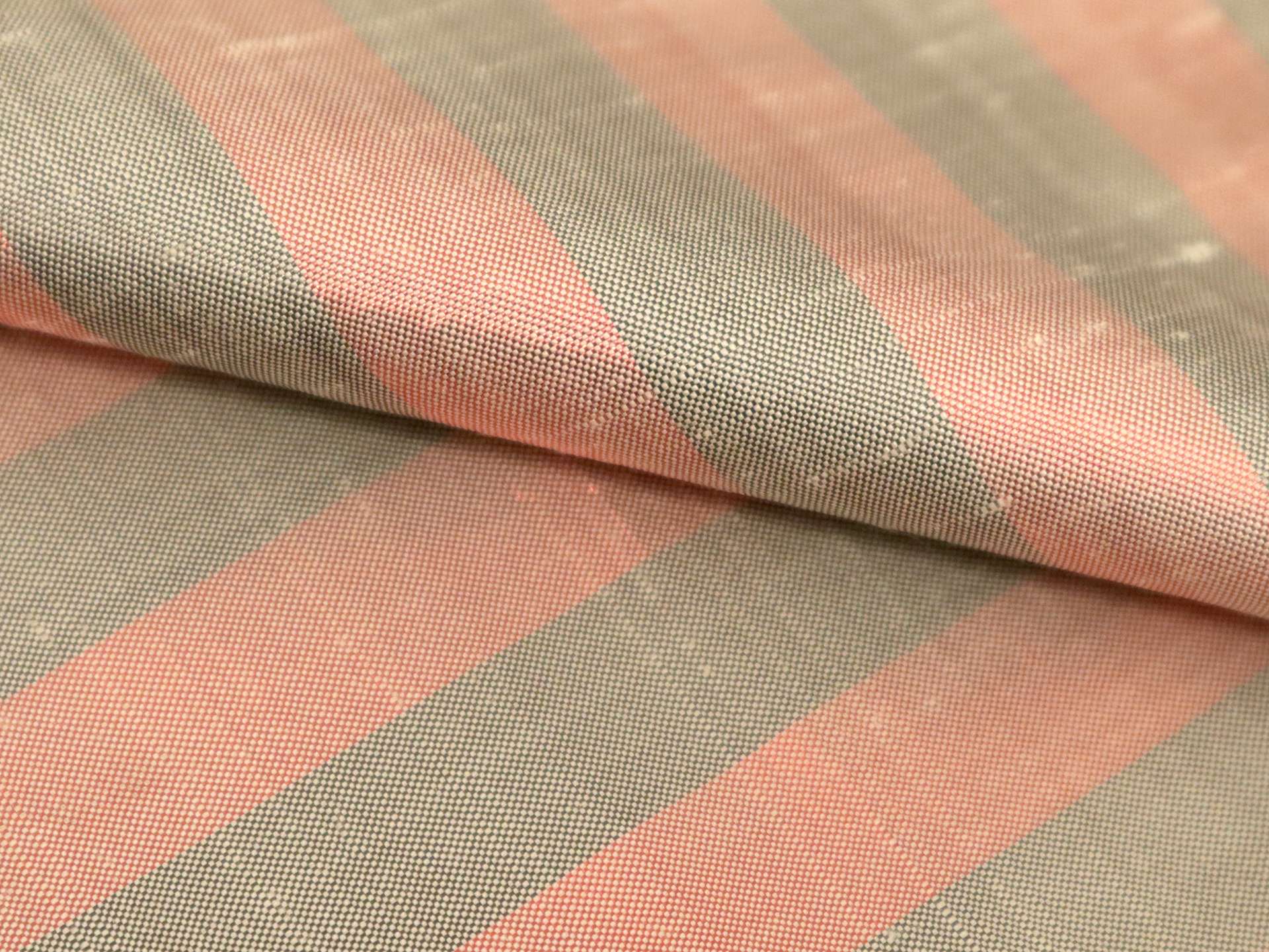 Metallic Stripe Shantung