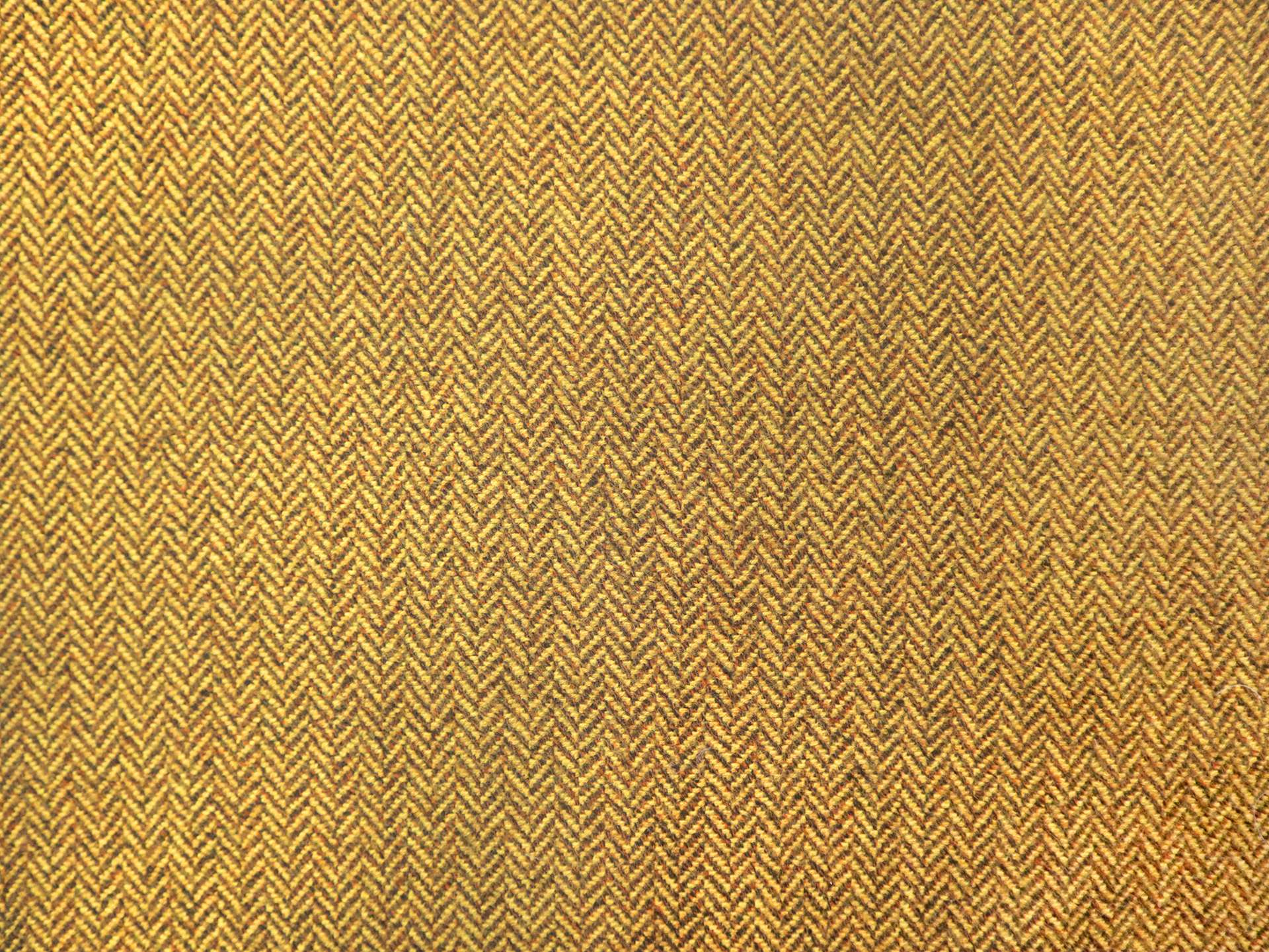 Austrian Wool Herringbone in Marigold Brown
