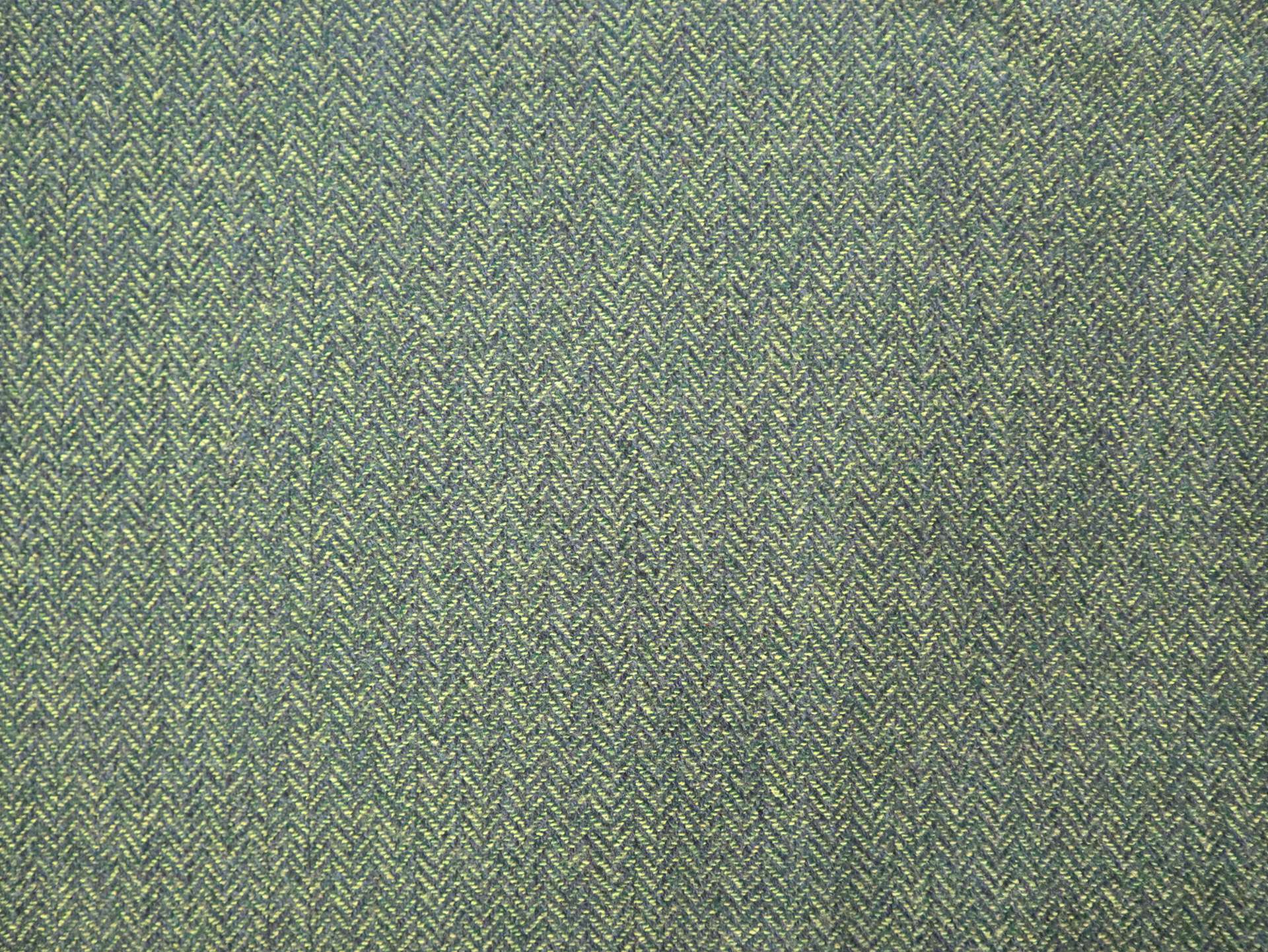 Fine Wool Herringbone in Green & Black