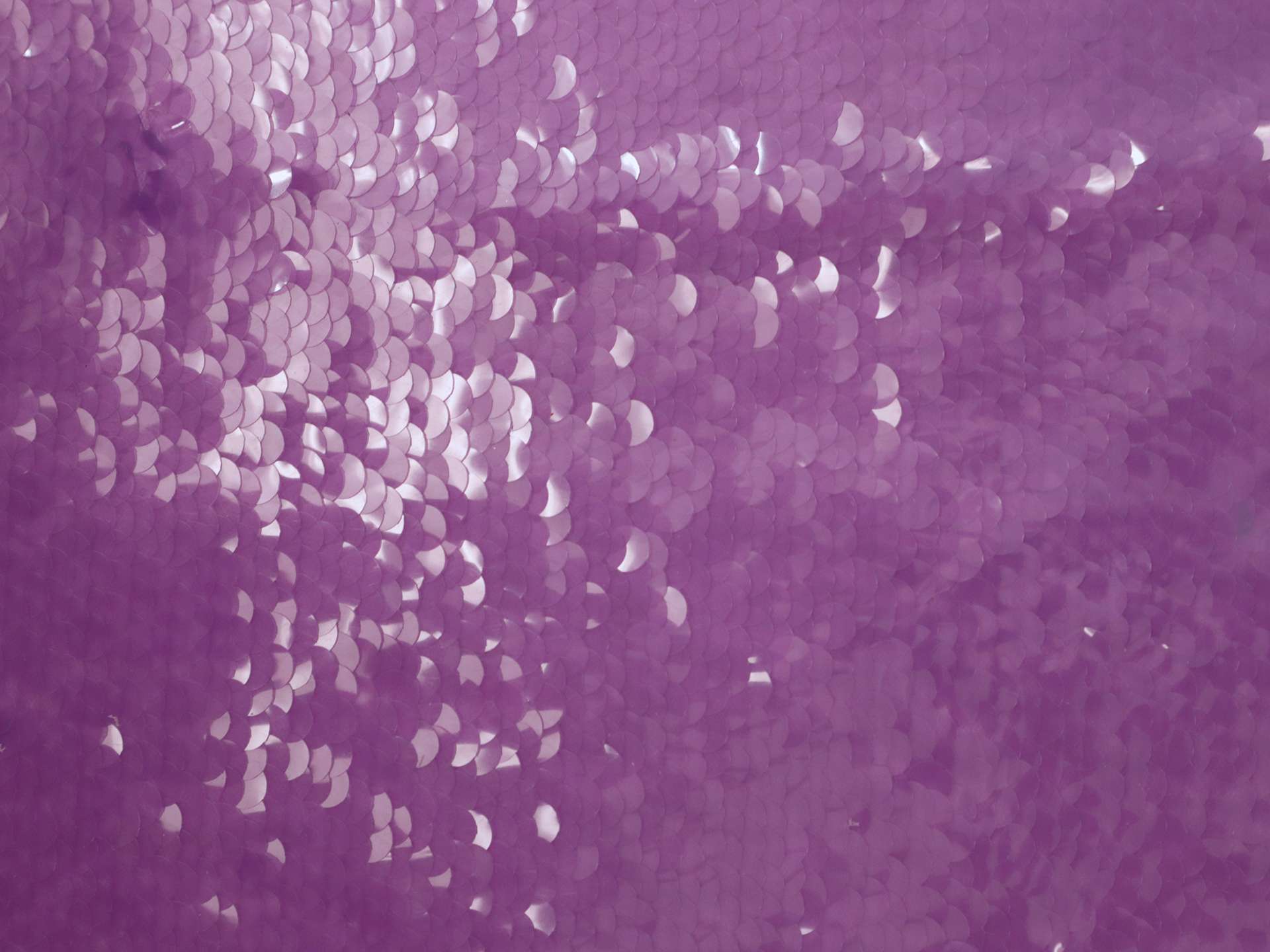 Transparent Mini-Paillettes on Stretch Tulle in Purple