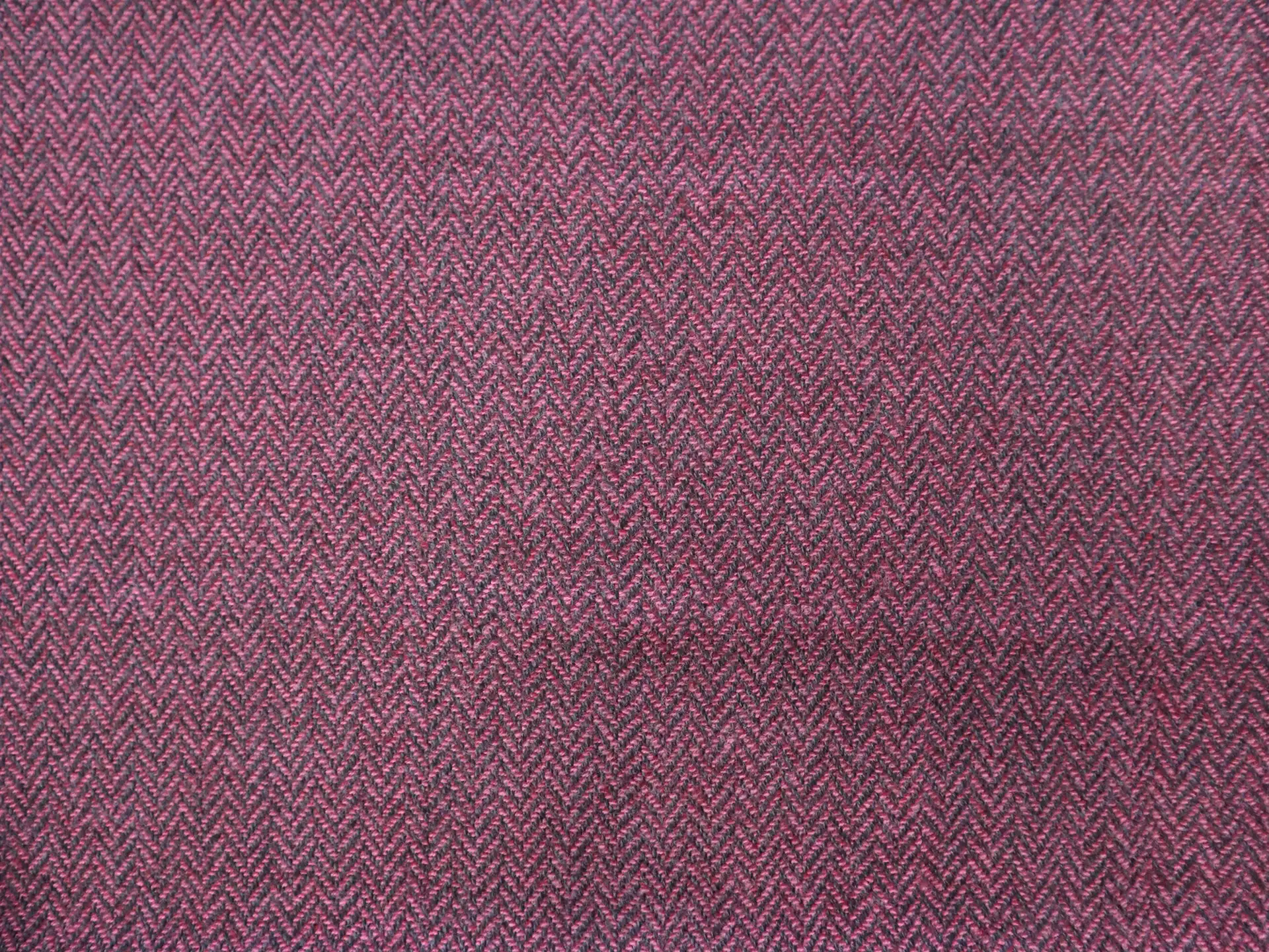Austrian Fine Wool Herringbone in Raspberry & Charcoal
