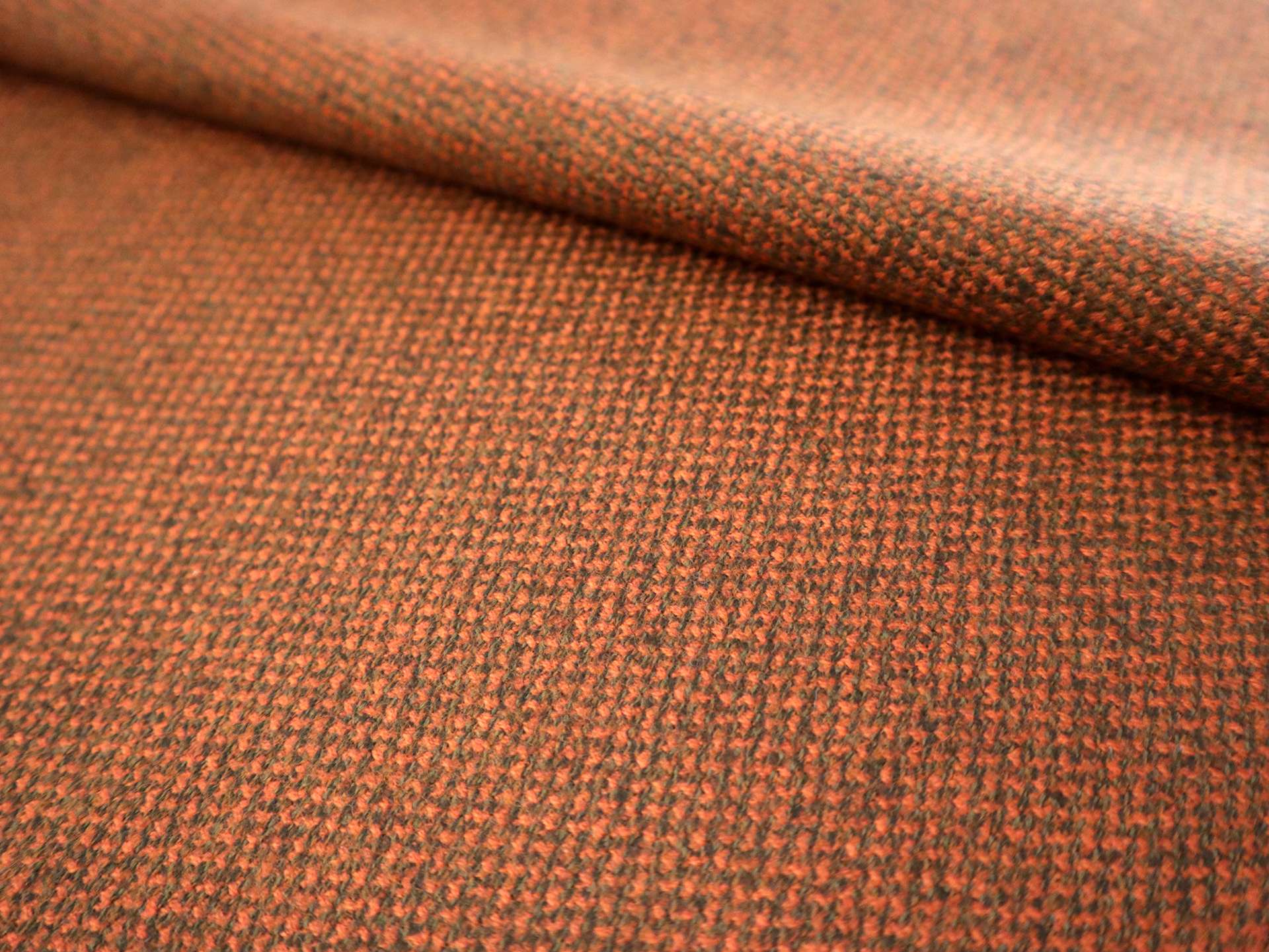 Austrian Fine Wool Tweed in Orange Brown