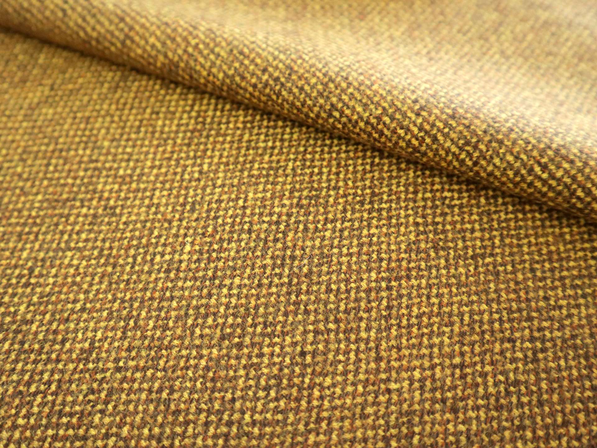 Austrian Fine Wool Tweed in Marigold Brown
