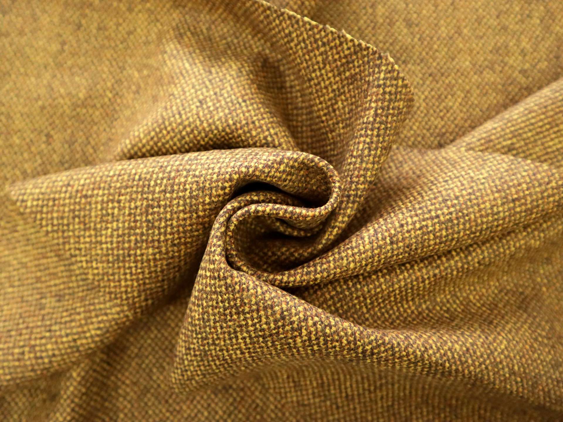Austrian Fine Wool Tweed in Marigold Brown