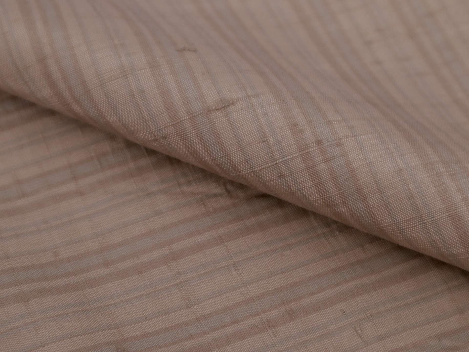 Pure Silk Shantung Stripe