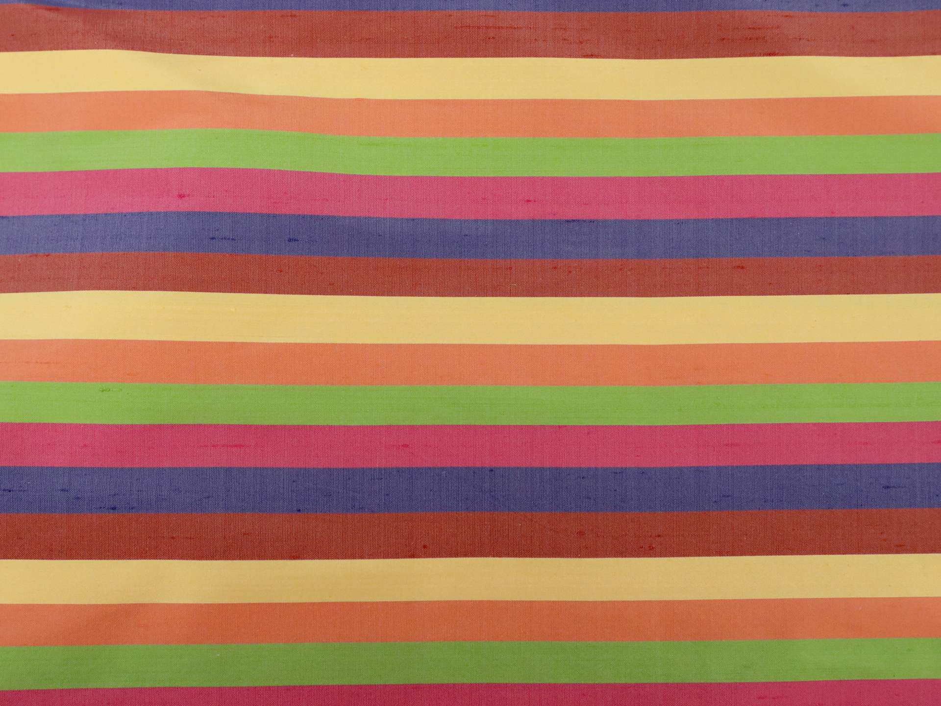 Pure Silk Shantung Stripe