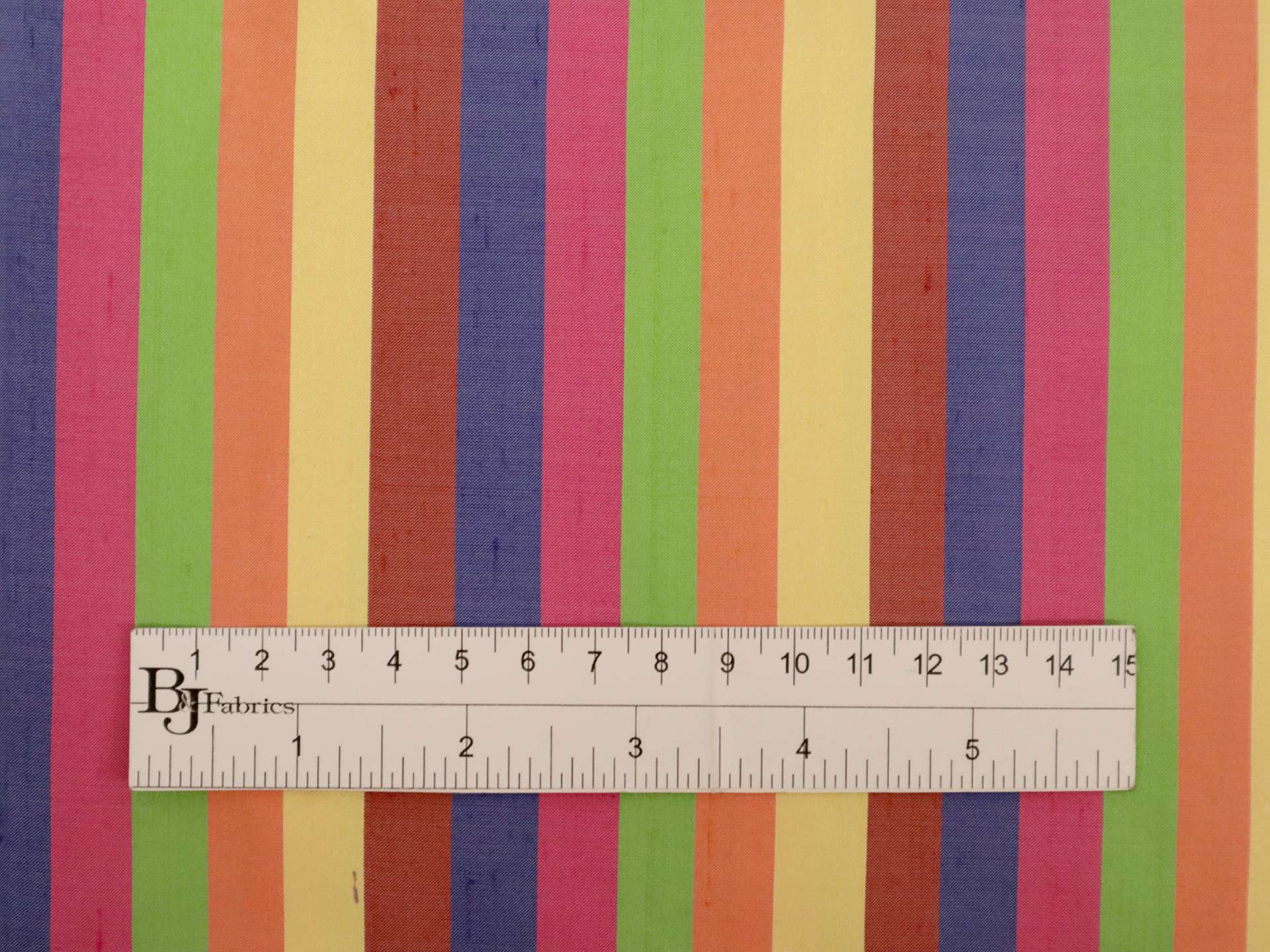 Pure Silk Shantung Stripe