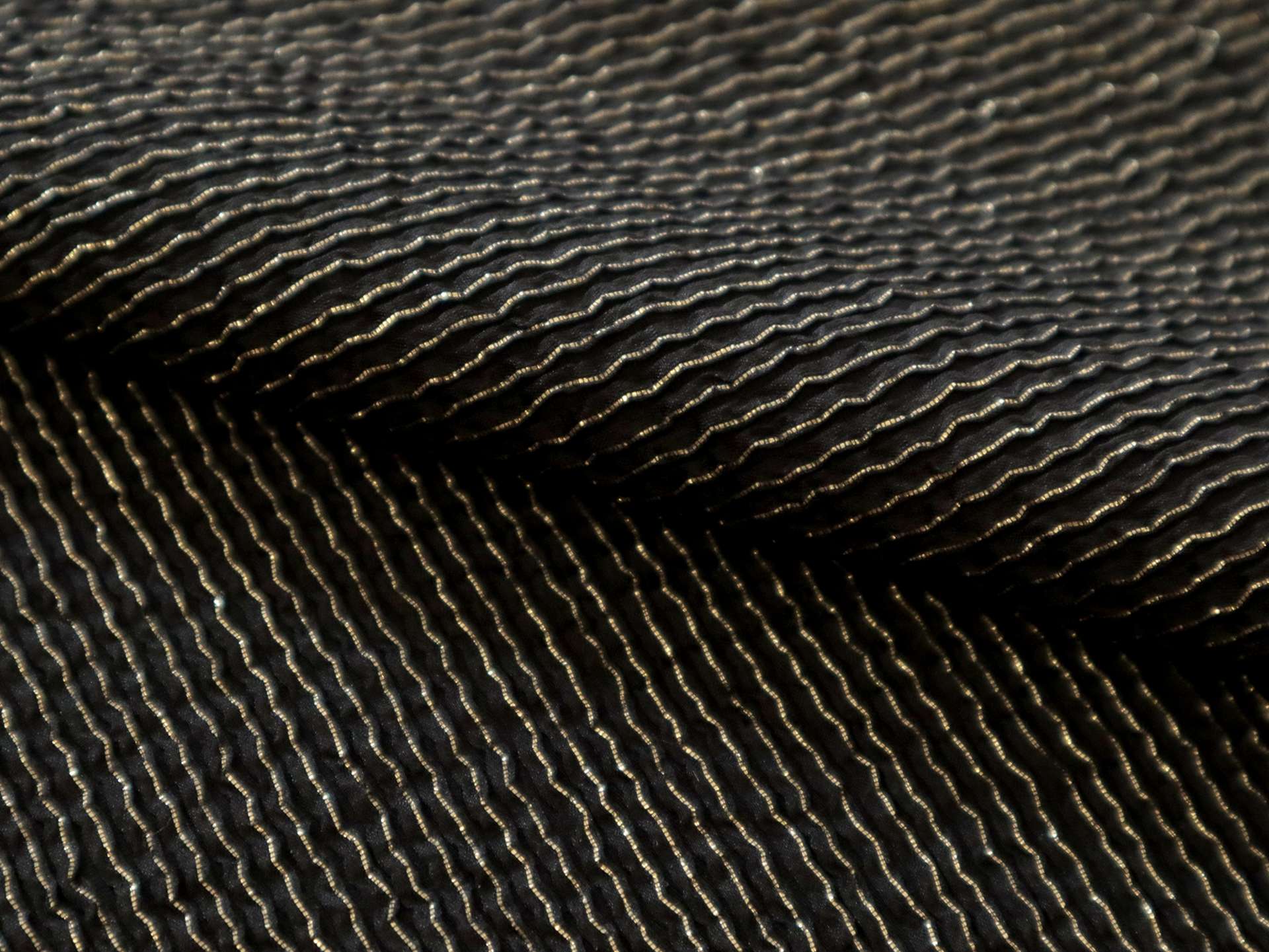 Silk and Lamé Plissé
