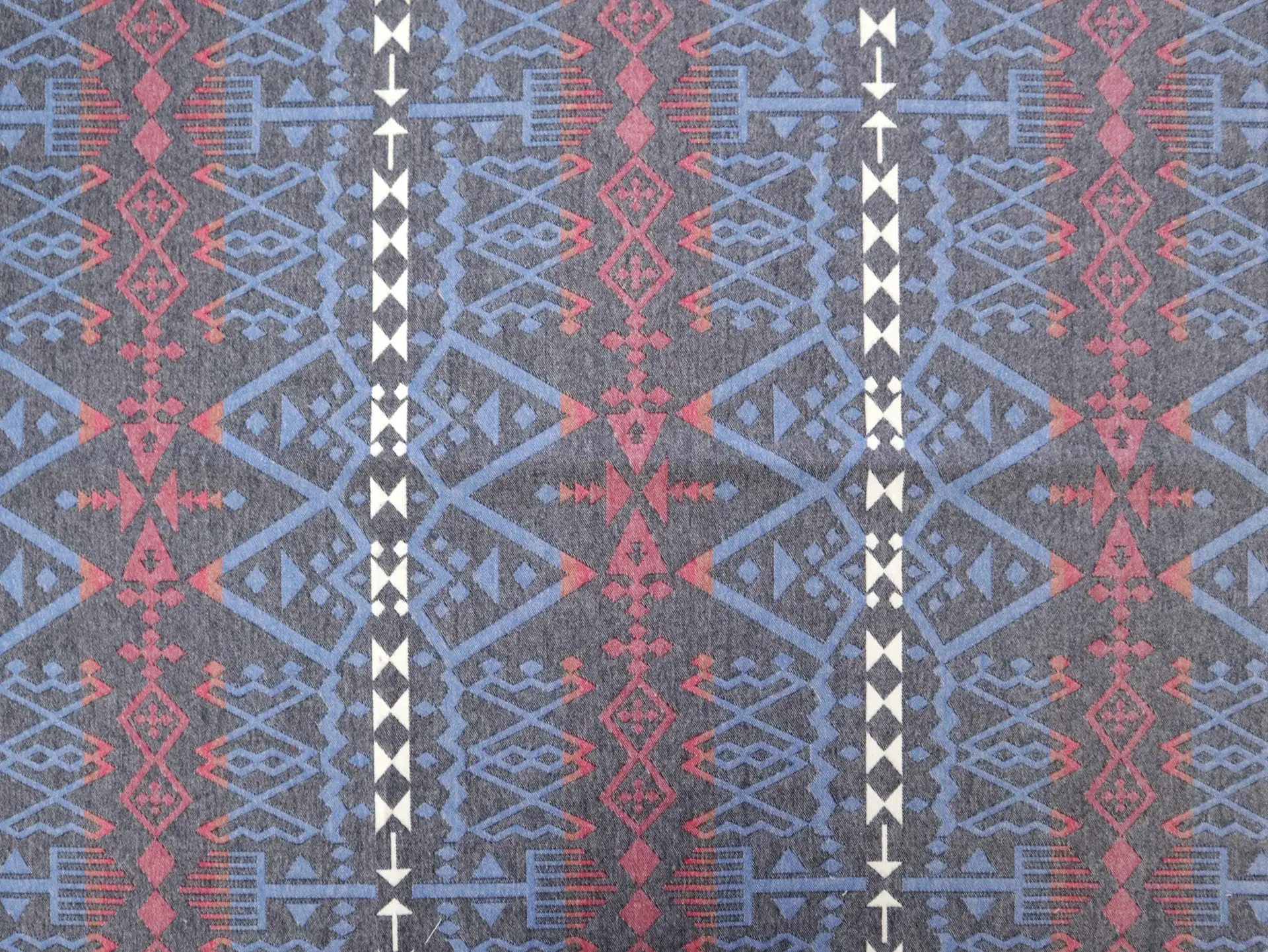 Cotton Flannel with Taos Stripes 