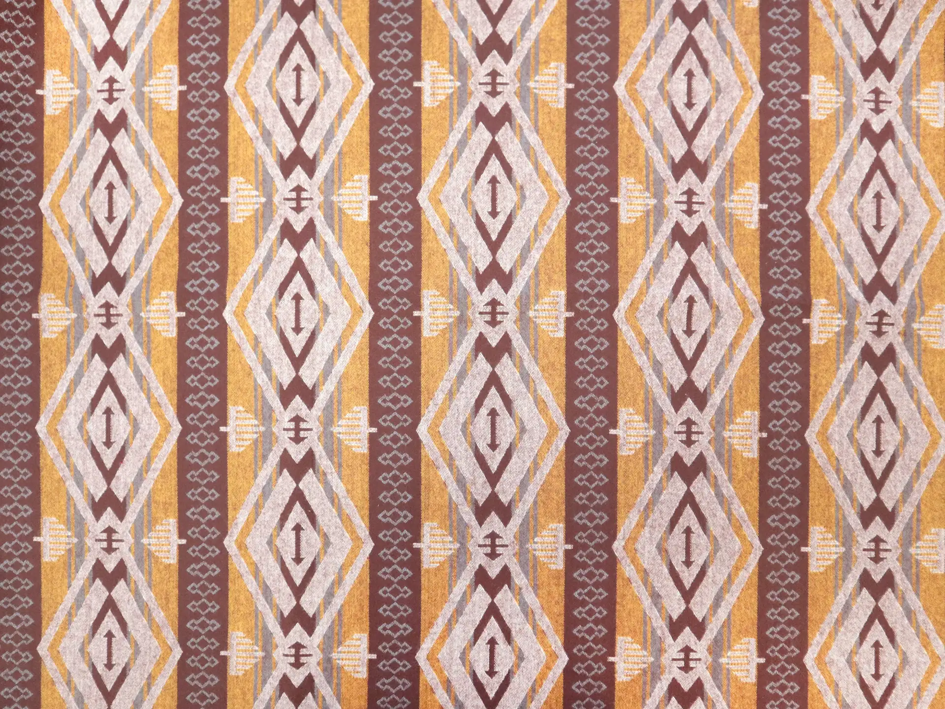 Cotton Flannel with Taos Stripes 