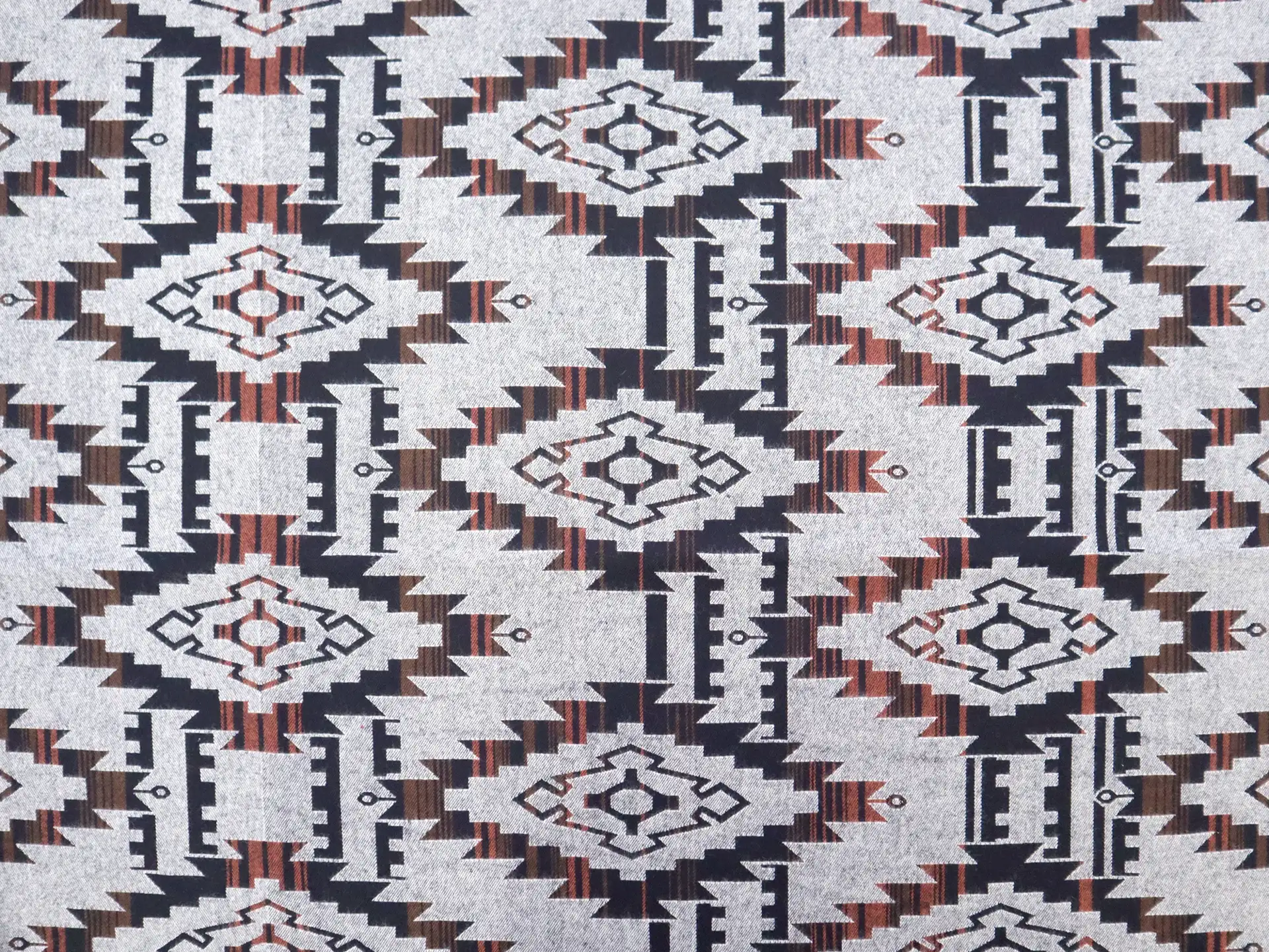 Cotton Flannel with Taos Stripes 