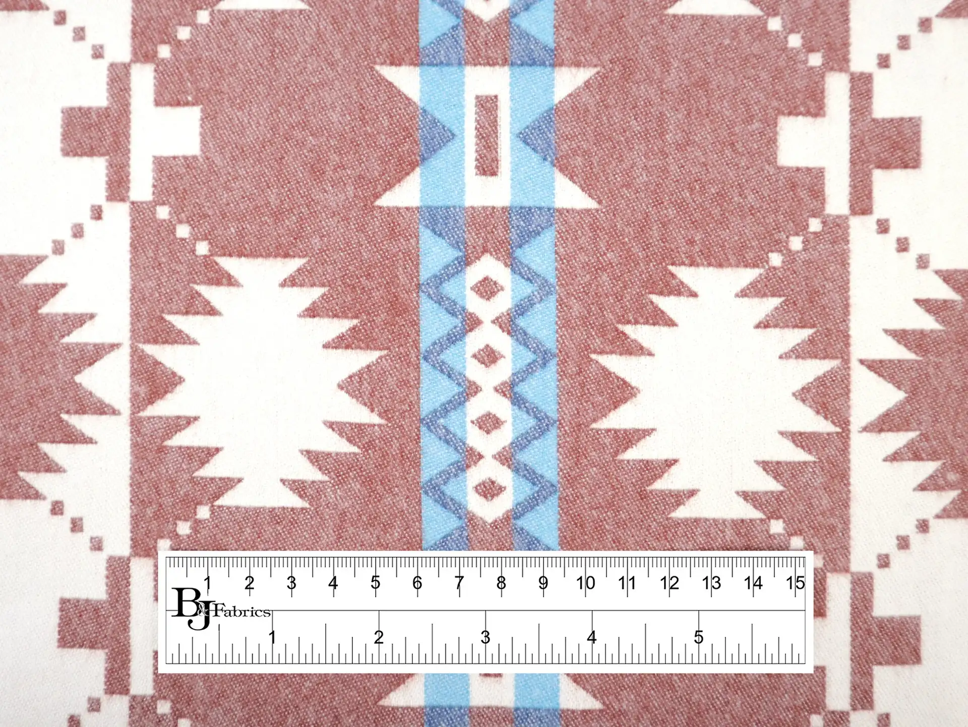 Cotton Flannel with Taos Stripes 
