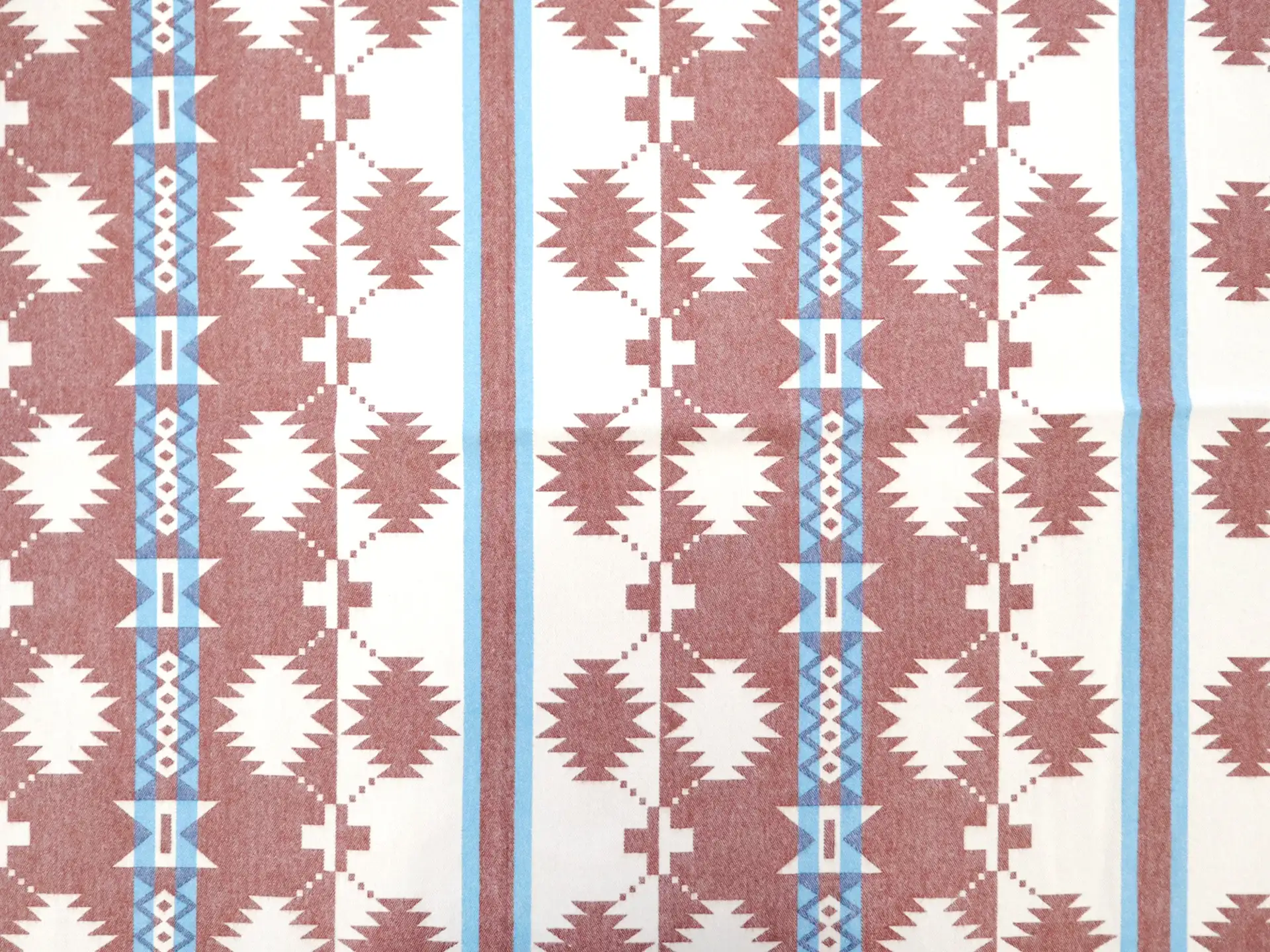 Cotton Flannel with Taos Stripes 