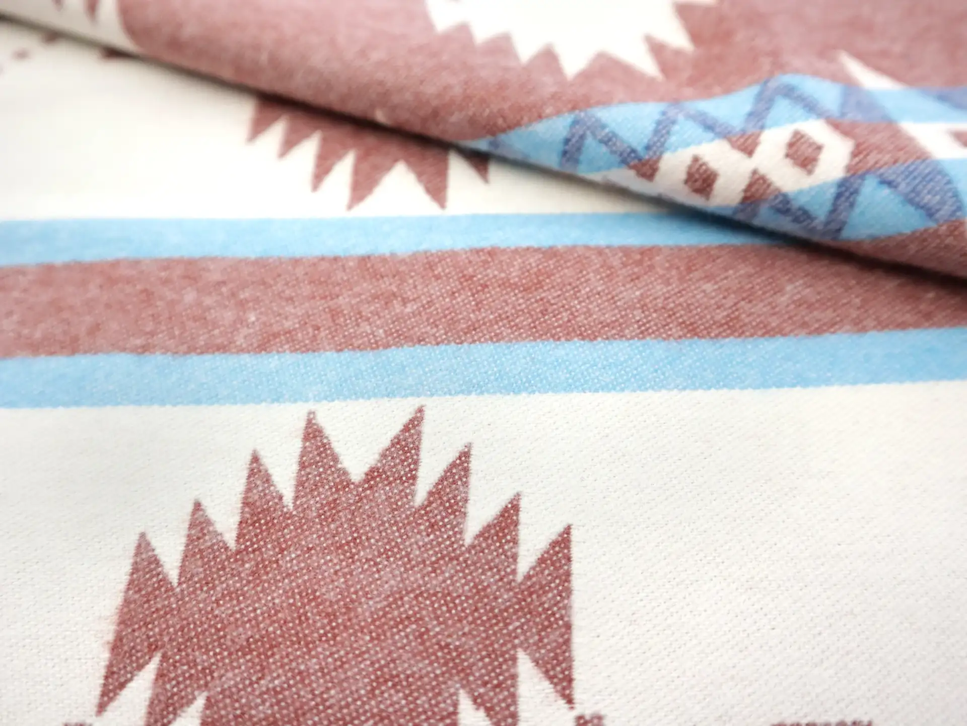 Cotton Flannel with Taos Stripes 