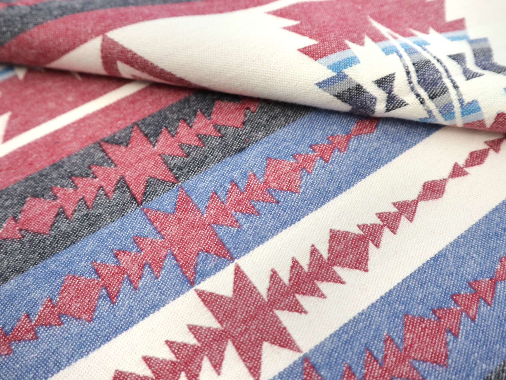 Cotton Flannel with Taos Stripes 