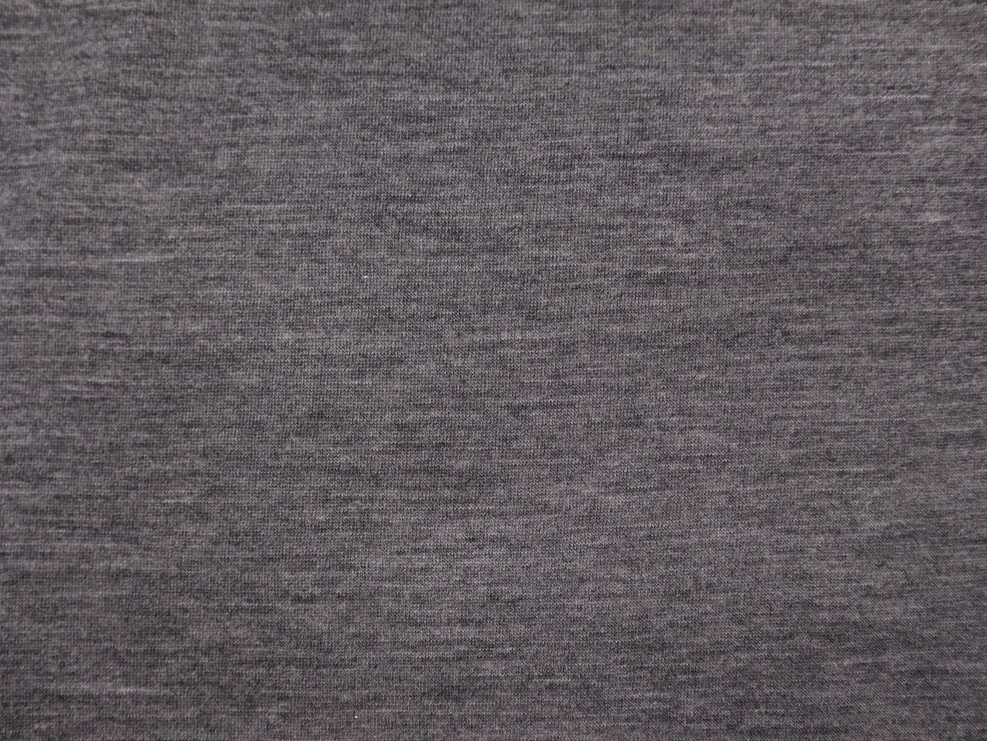 Super Fine Merino Wool Jersey in Heathered Charcoal