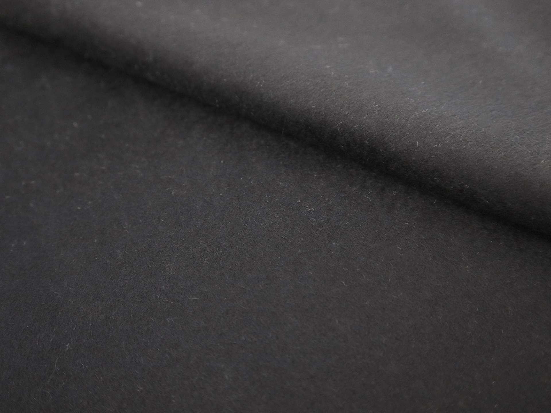 Wool Blend Coating in Black