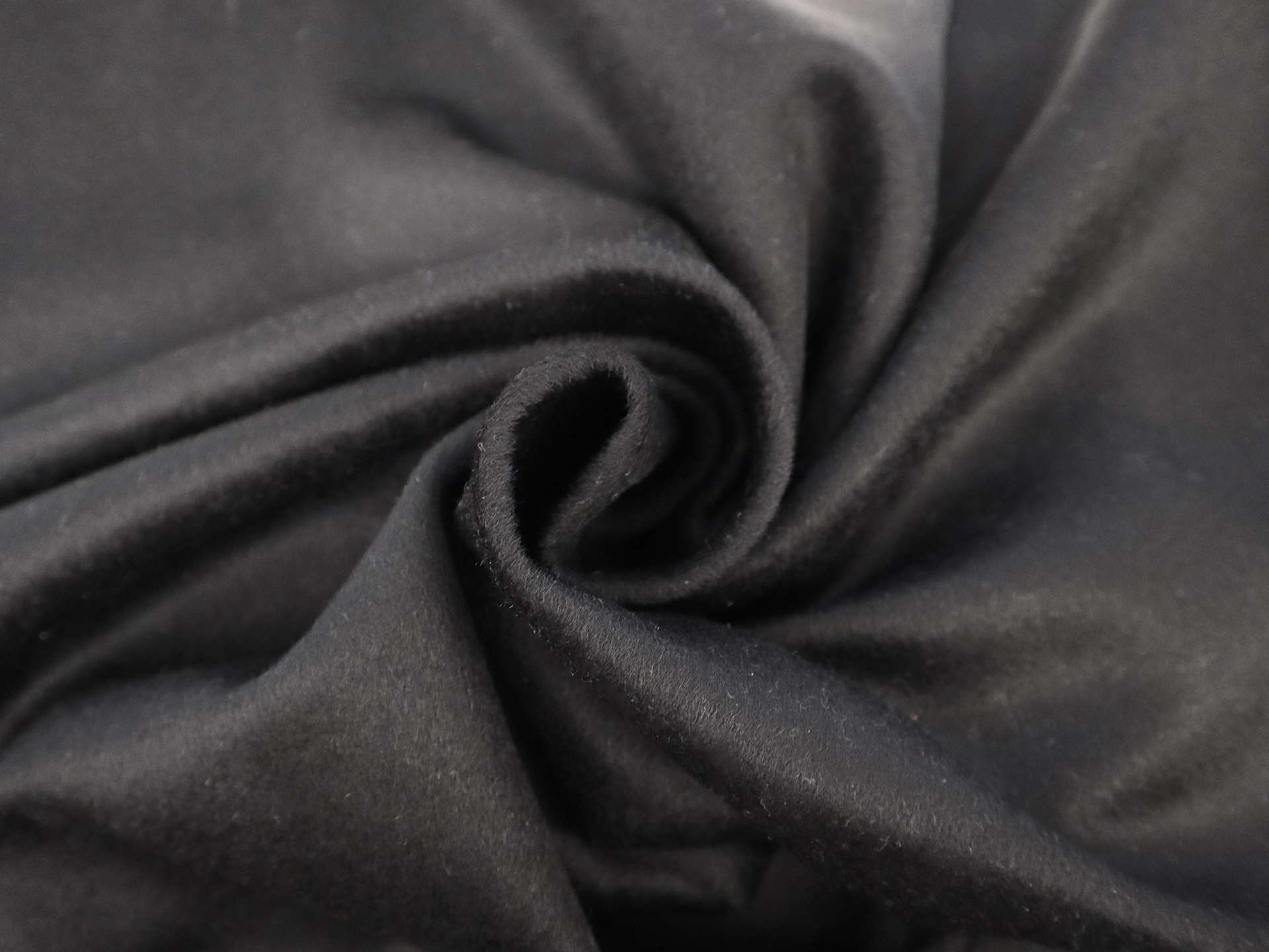 Wool Blend Coating in Black