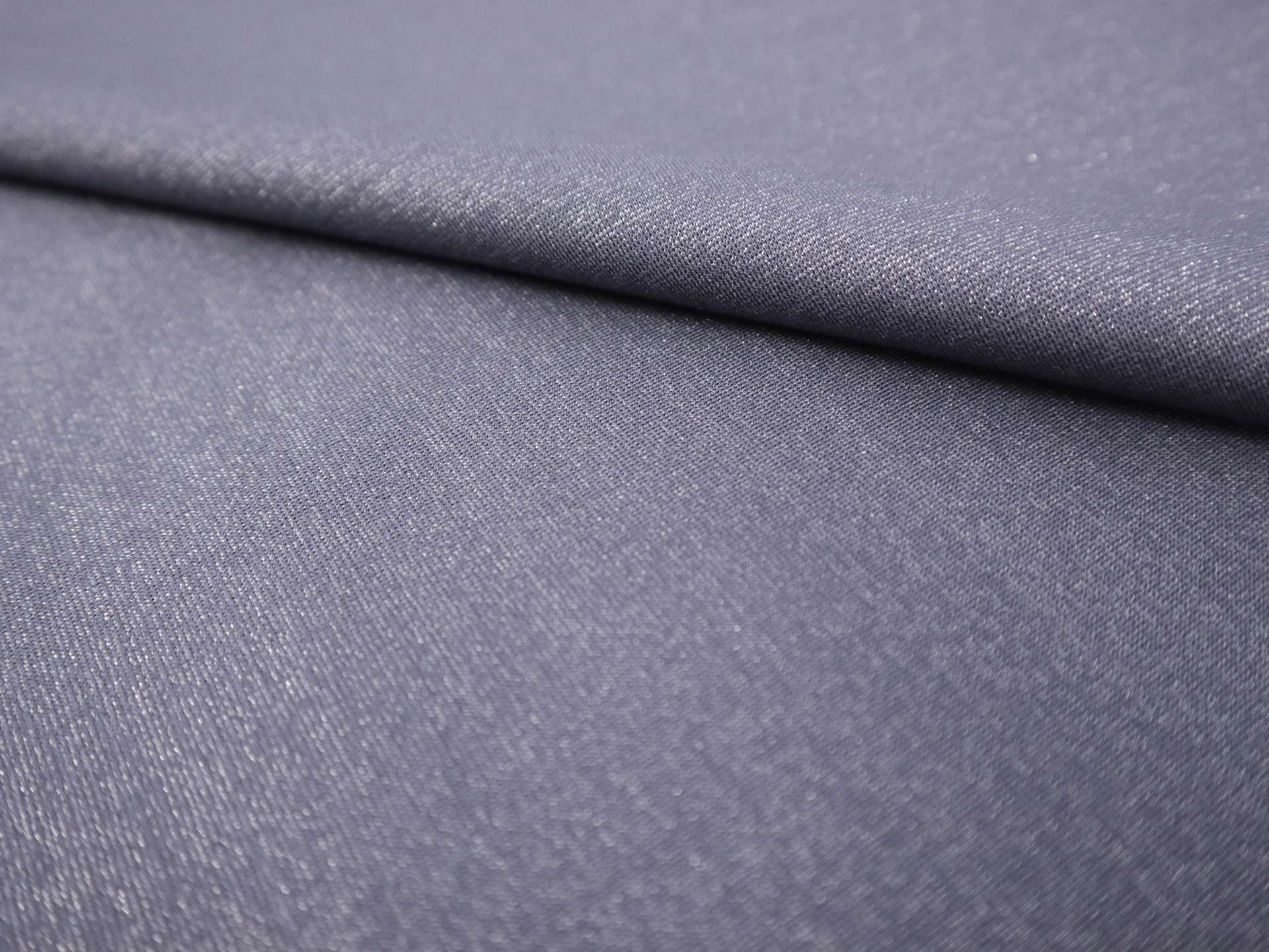 Rayon Lurex Ponte Knit in Metal