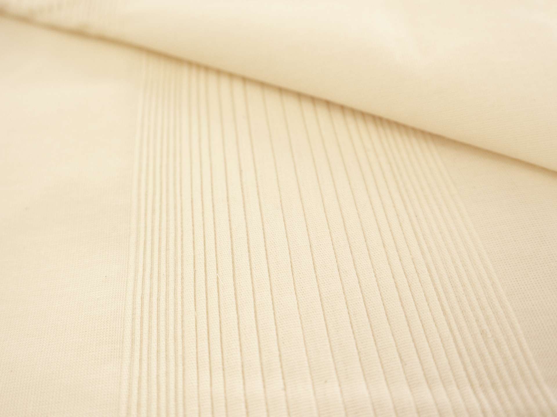 Pin Tucked Swiss Cotton in Natural