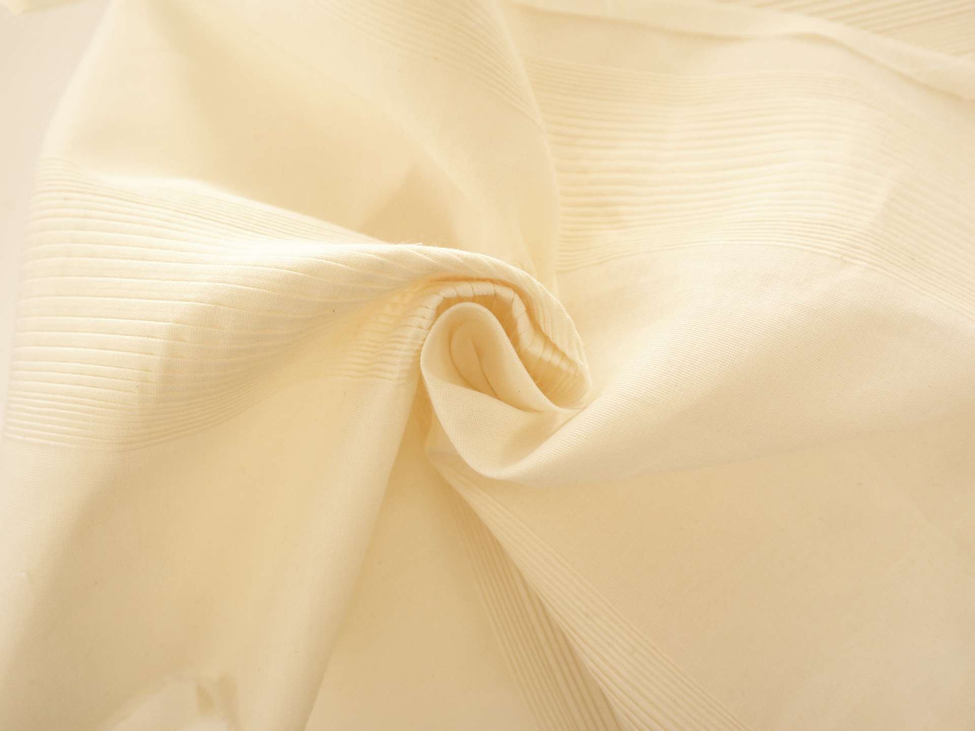 Pin Tucked Swiss Cotton in Natural