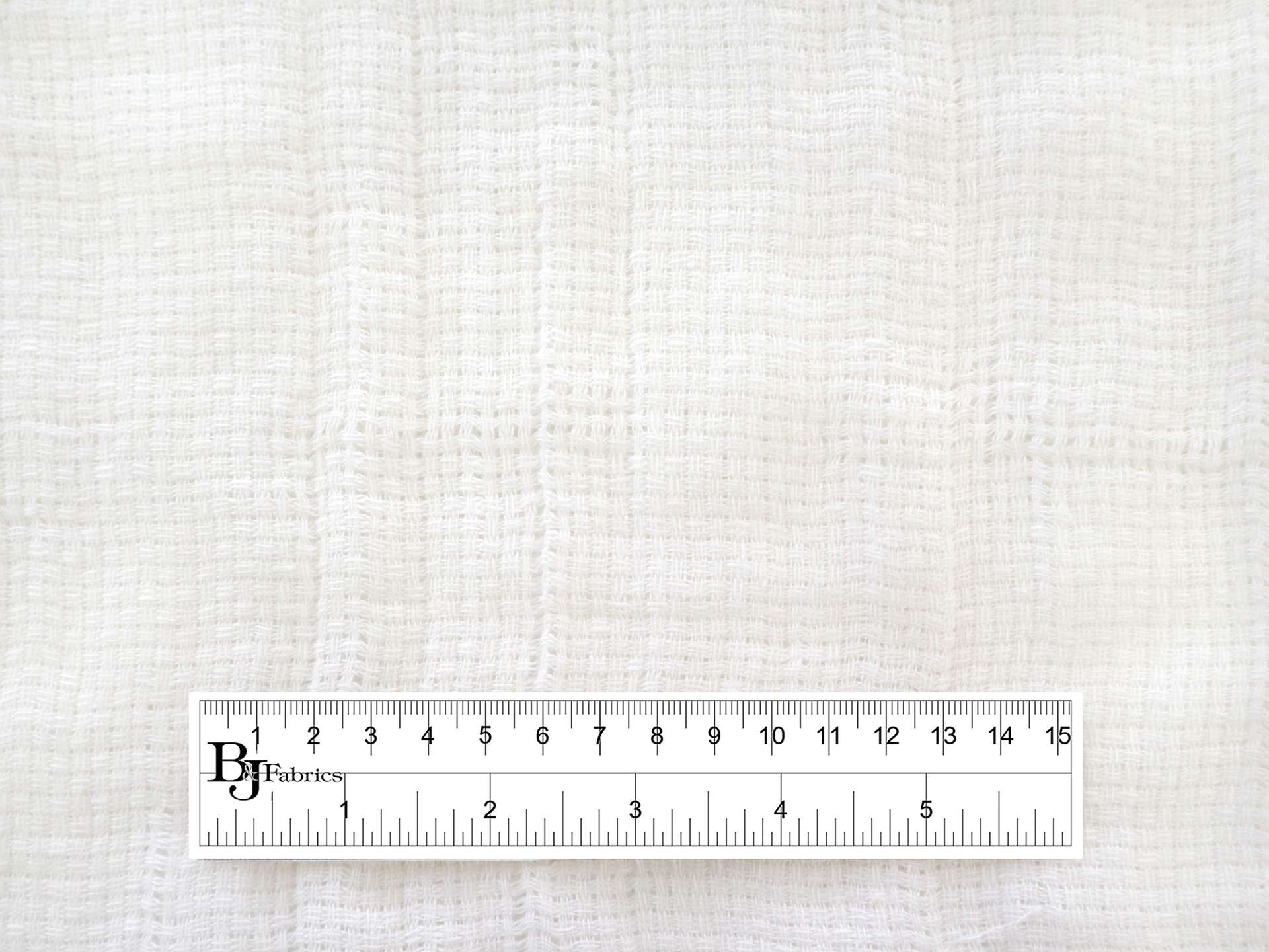 Linen Basketweave in White