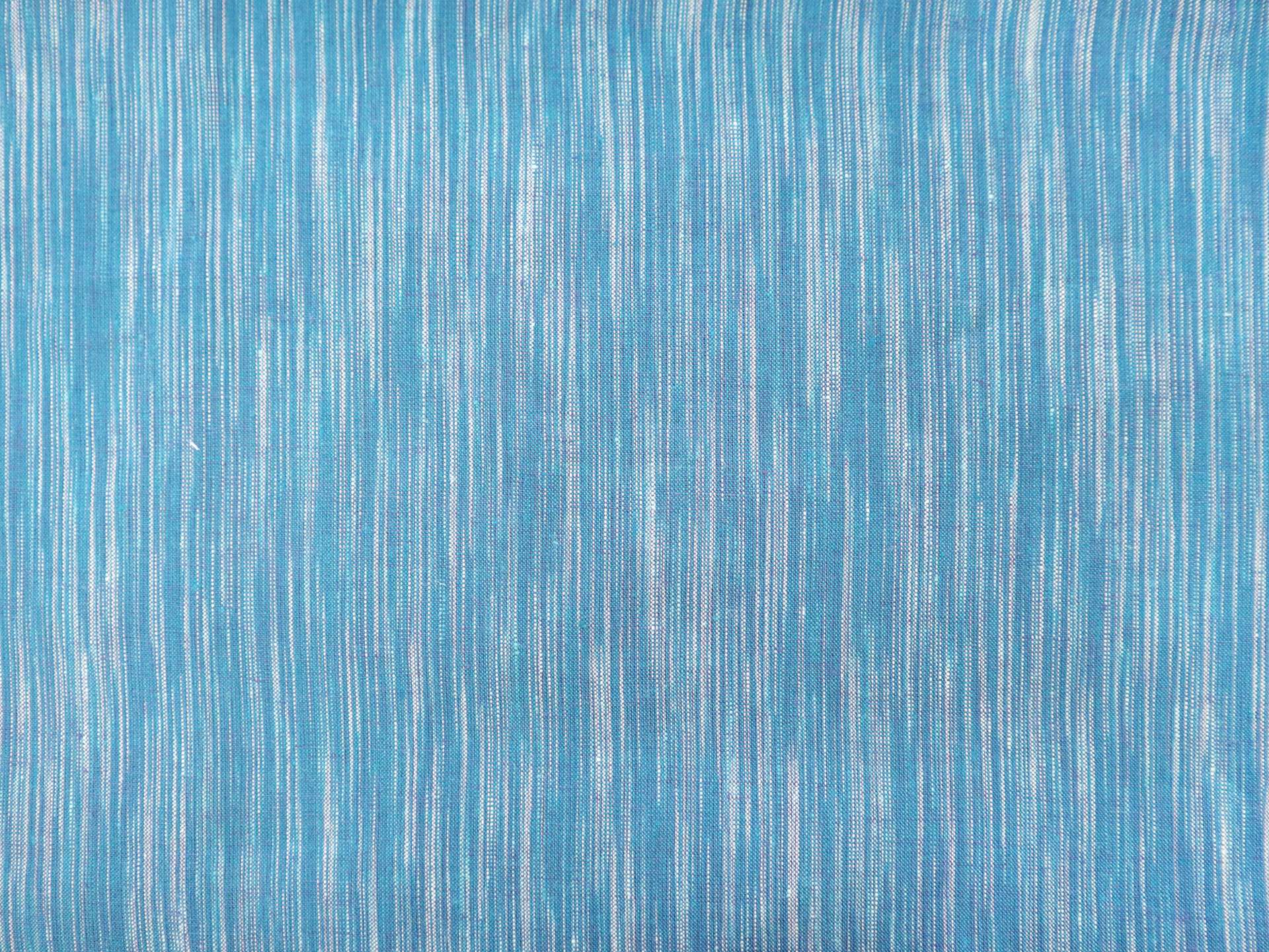 Woven Linen Novelty Stripe in Teal